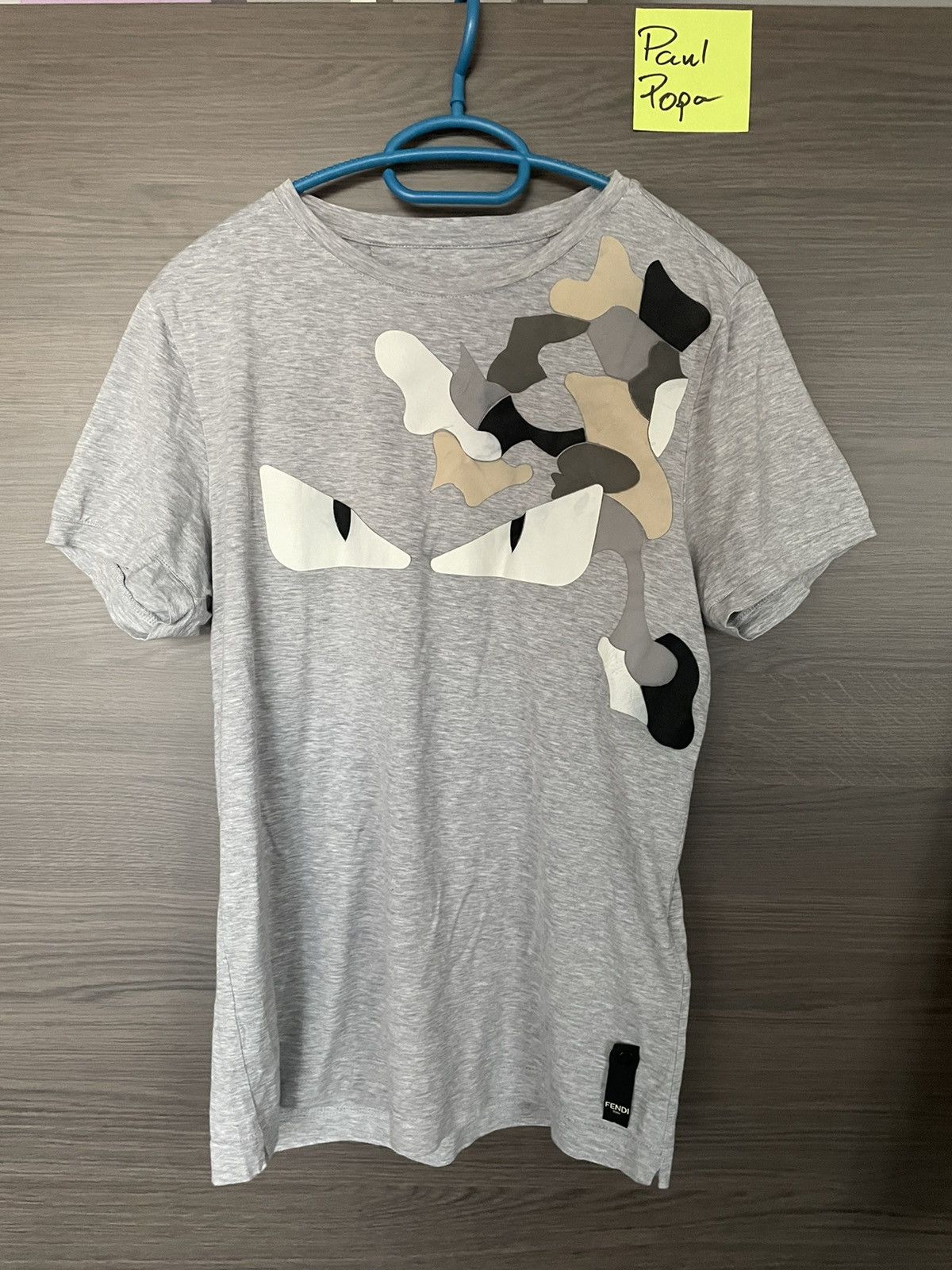 Fendi Fendi Monster T Shirt leather patch | Grailed