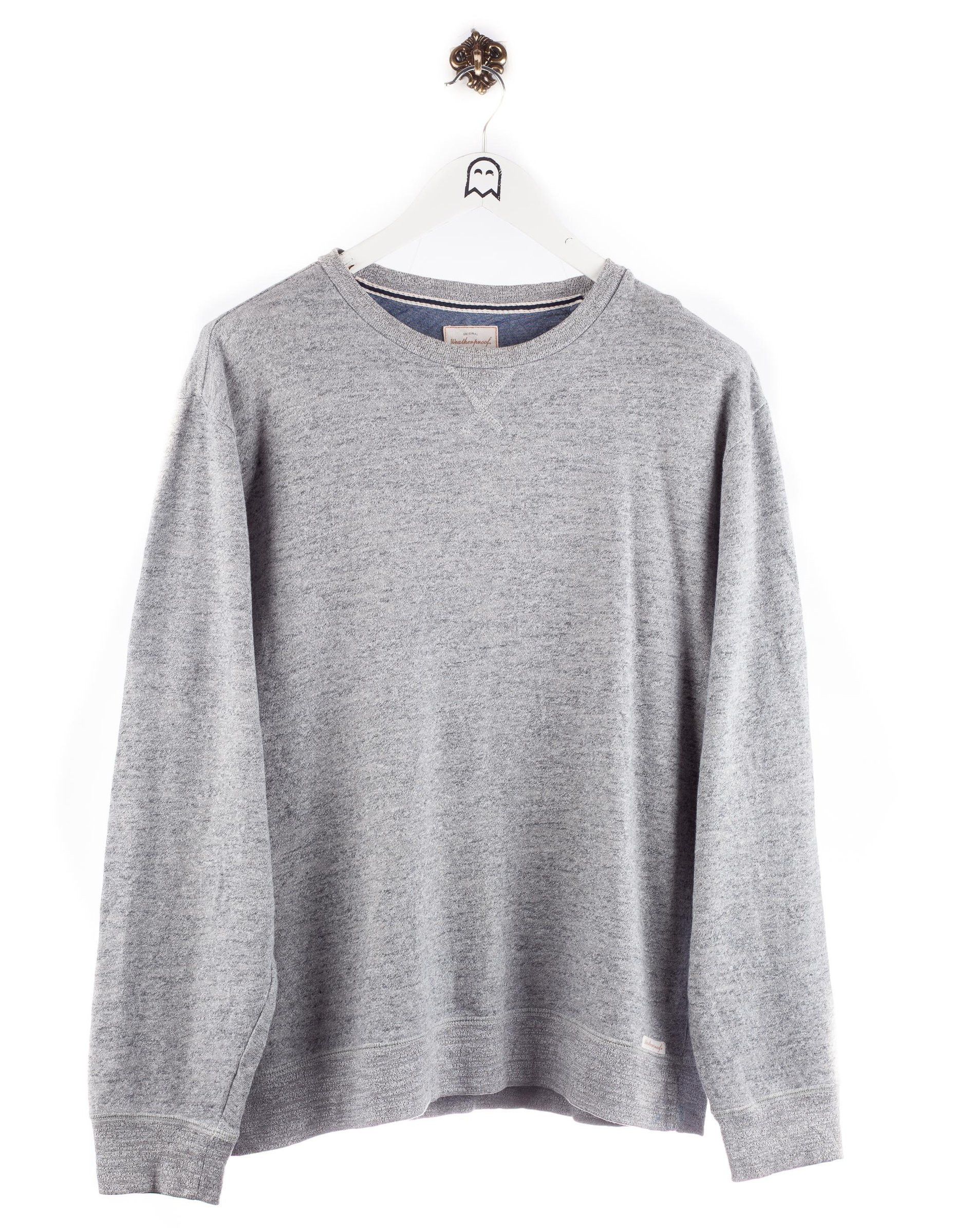 Vintage Vintage Weatherproof Vintage Sweatshirt Basic Look Grey | Grailed