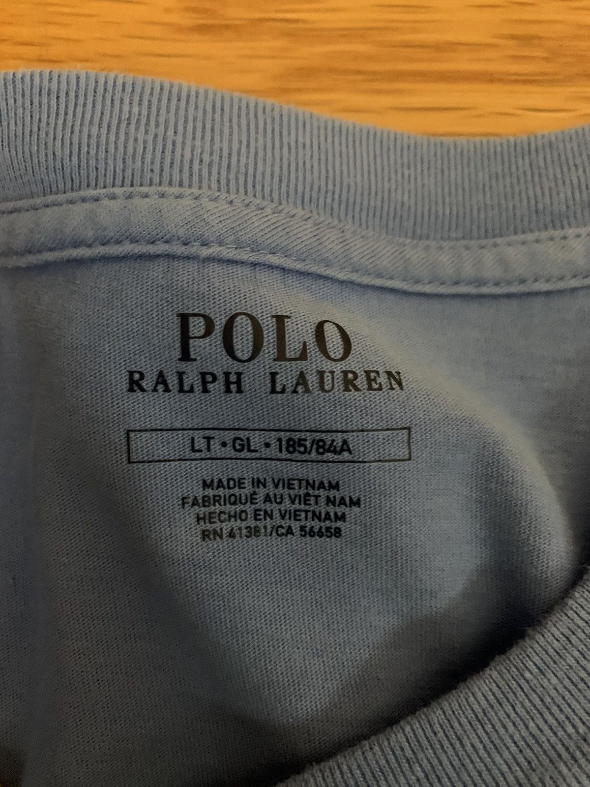 Polo Ralph Lauren Light Blue Short Sleeve Tee Size US XL / EU 56 / 4 - 2 Thumbnail