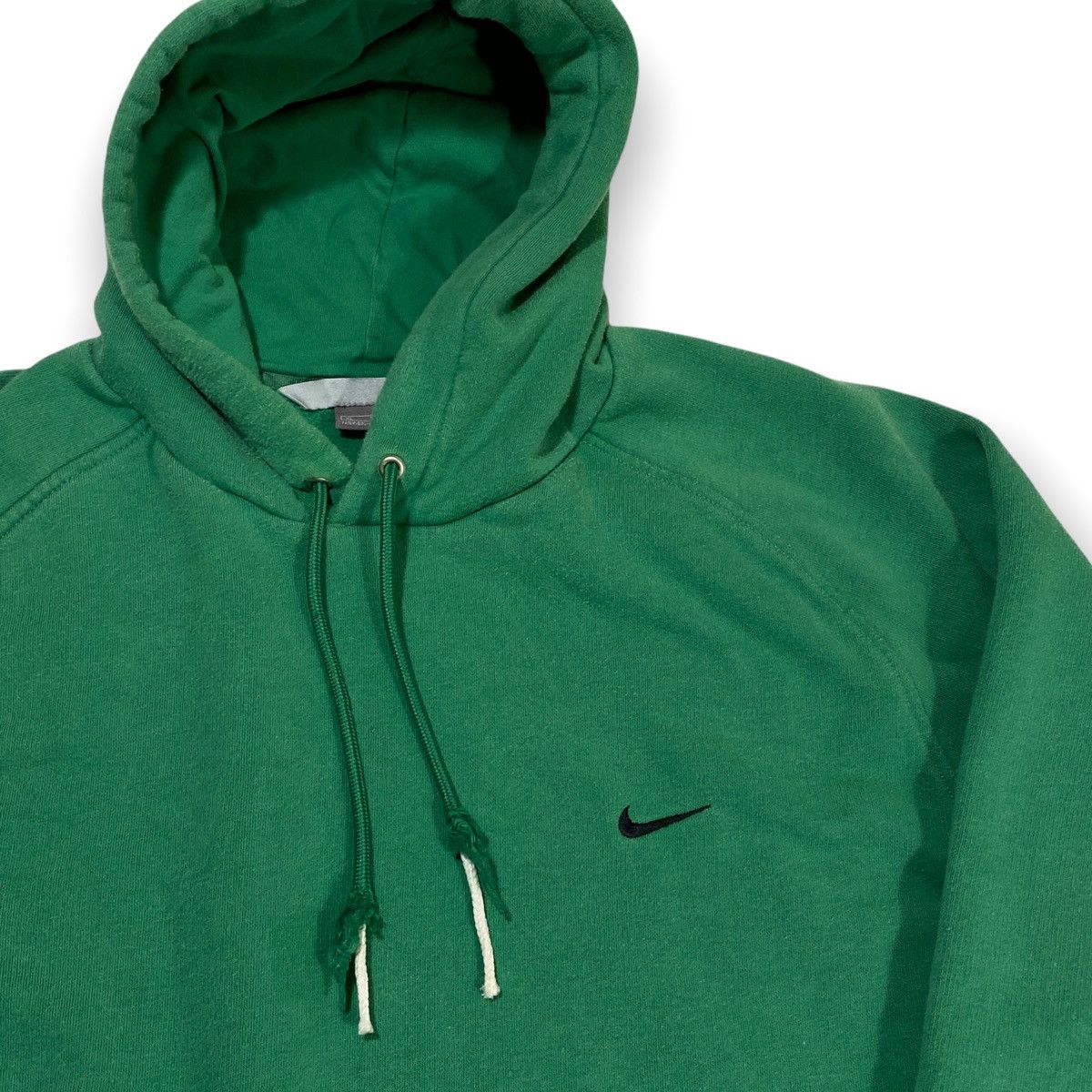 Nike × Vintage 00s Nike Hoodie Green Size US XL / EU 56 / 4 - 4 Thumbnail