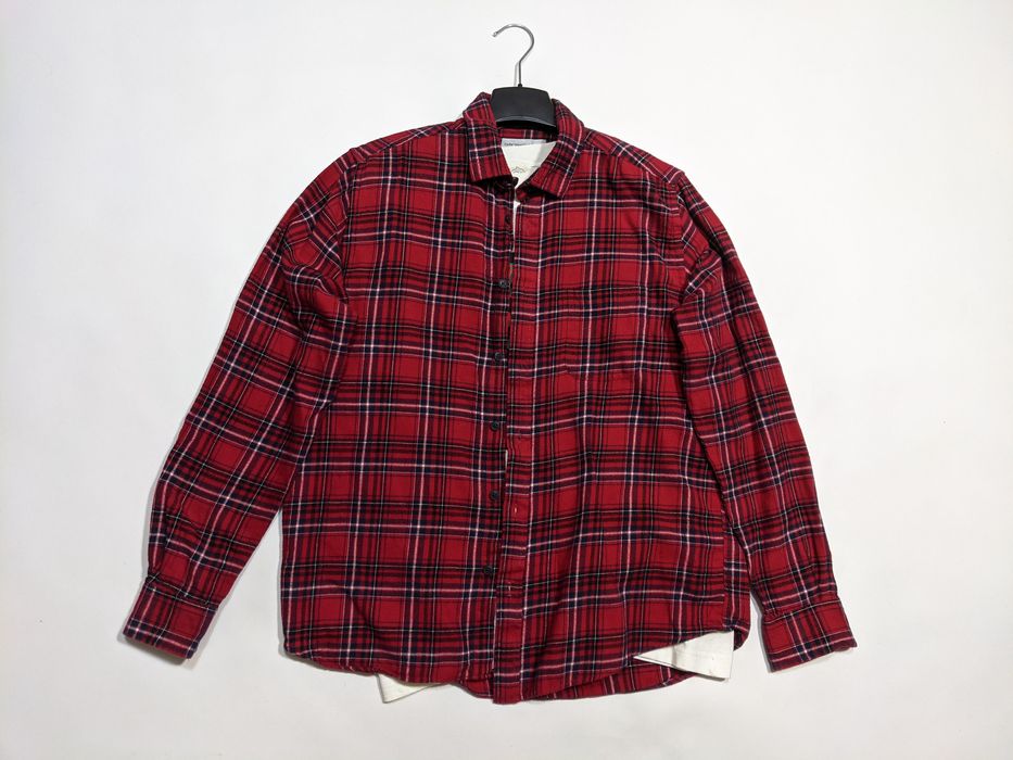 Vintage Flannel shirt Virgil Abloh Style Pyrex White Off | Grailed