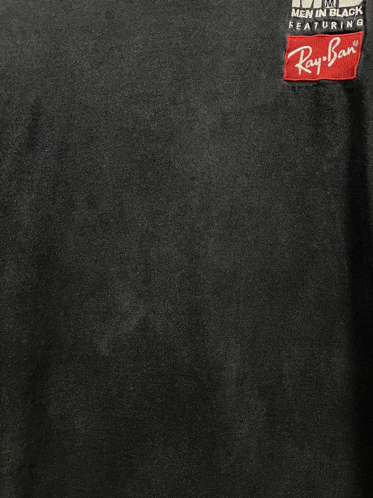 RayBan × Vintage Vintage 90s Men In Black Featuring Rayban Embroidery Tee Size US XL / EU 56 / 4 - 5 Thumbnail