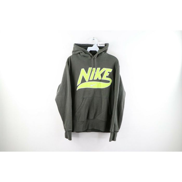 Vintage olive green nike sweatshirt hot sale