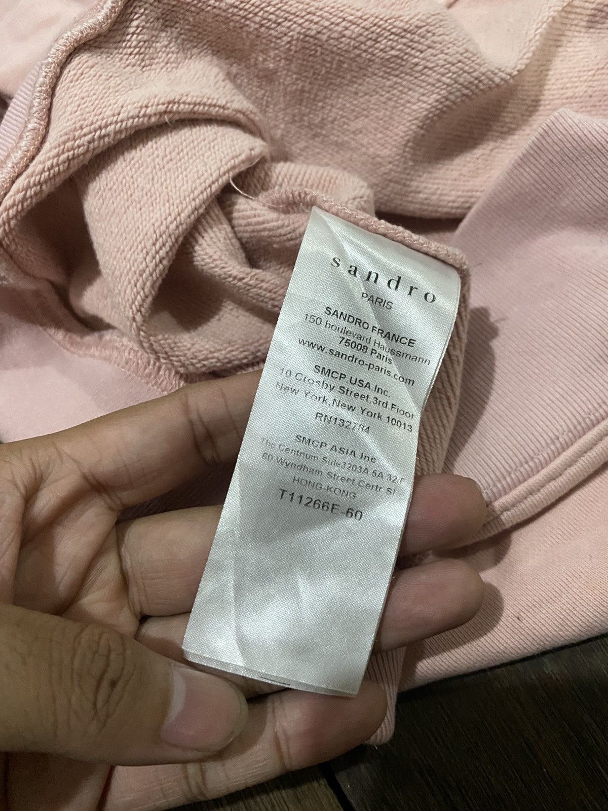 Sandro 🖤BLACKFRIDAY🖤Sandro Hoodie Pink Line Size US M / EU 48-50 / 2 - 5 Thumbnail