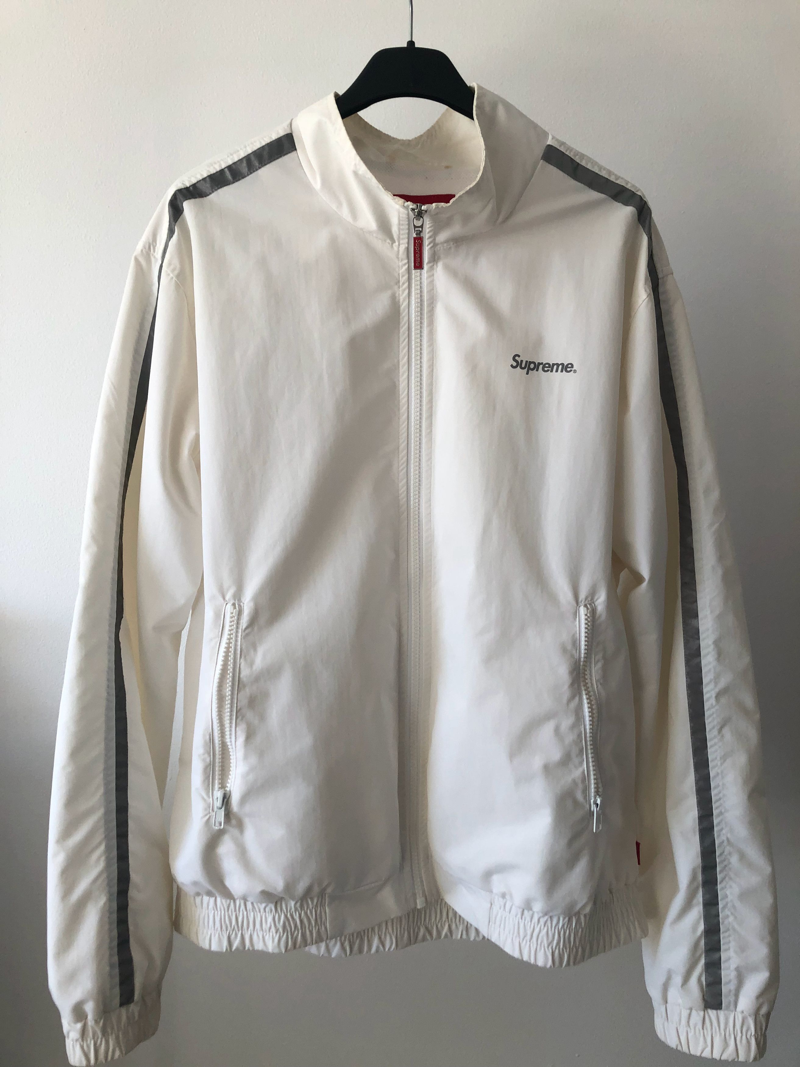 Supreme 3m reflective stripe track jacket online