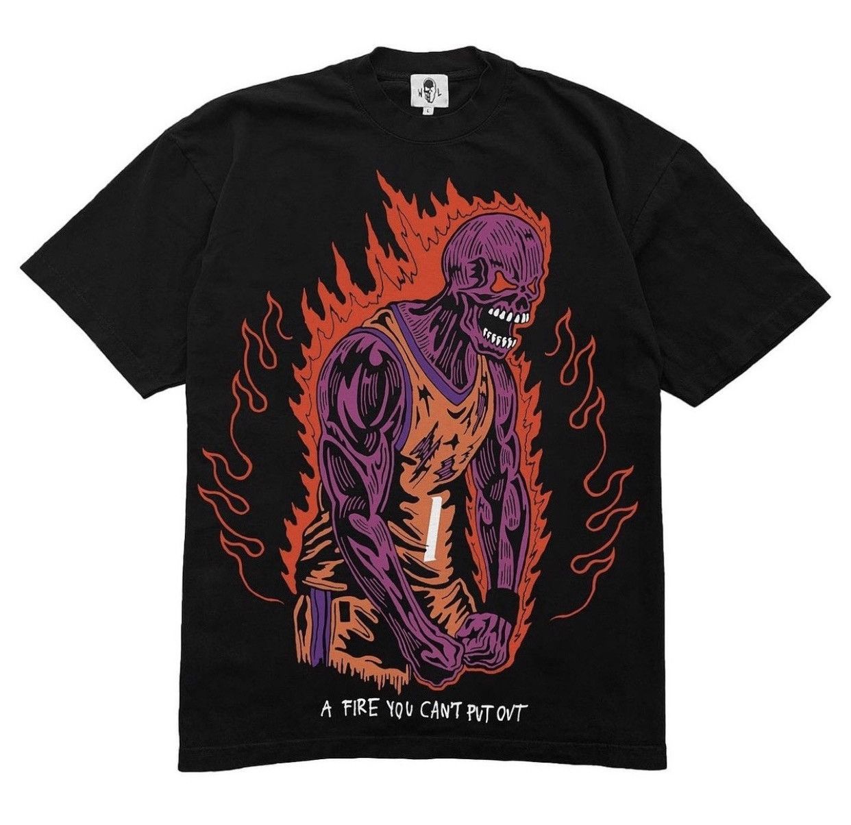 Warren Lotas Suns Purple Skeleton T-Shirt Devin Booker XL | Grailed