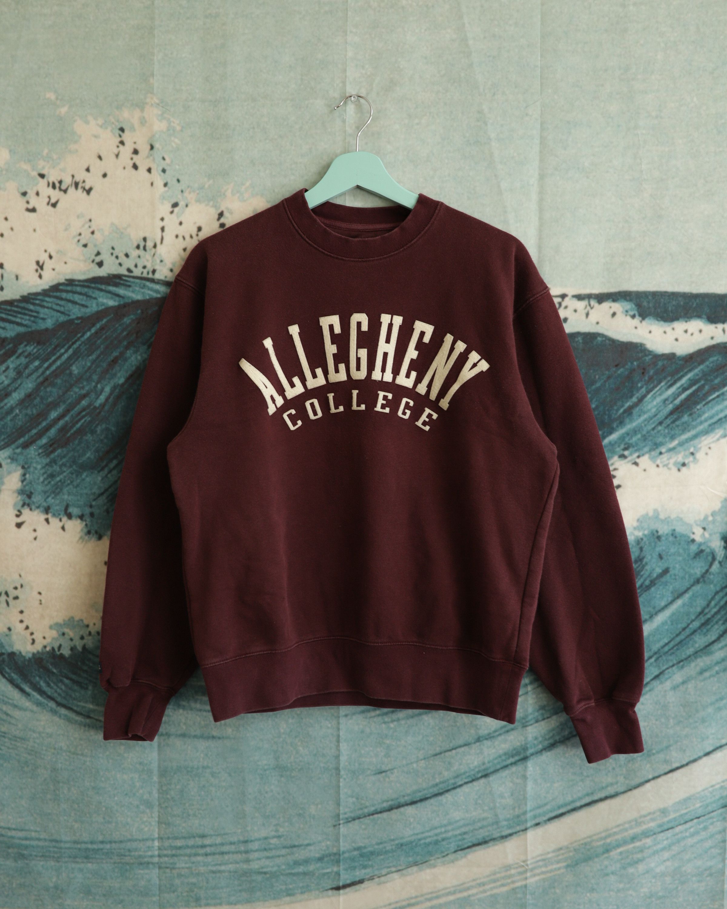 Vintage 90'S Jansport college sweatshirt, size L, men's unclear gray type Vintage Second Hand