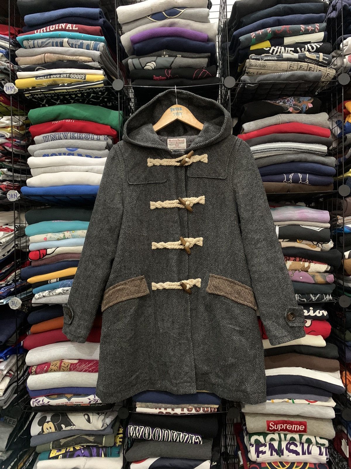 Harris Tweed HARRIS TWEED x SEVENDAY SUNDAY DUFLLE COAT Size US L / EU 52-54 / 3 - 1 Thumbnail