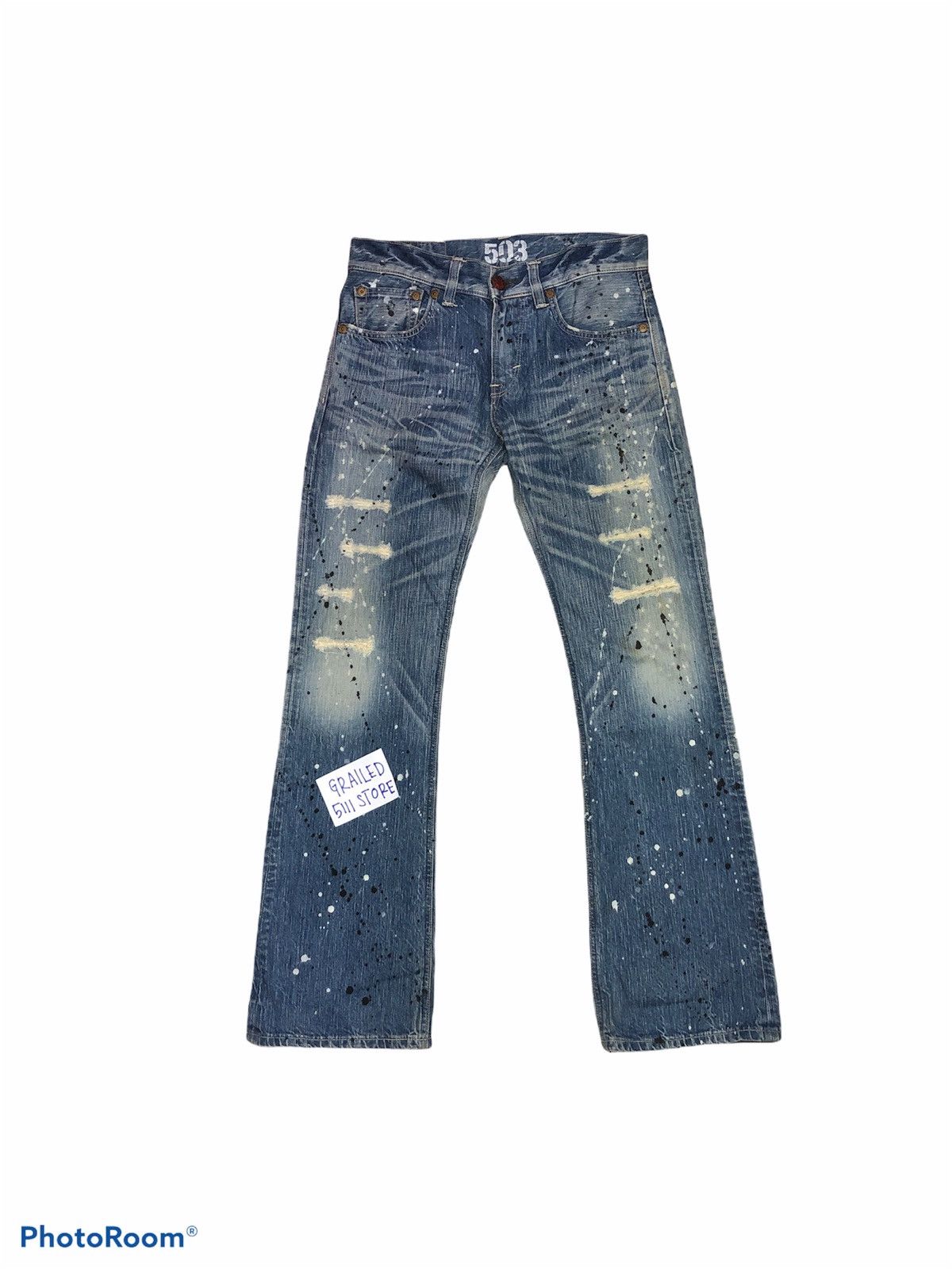 Edwin FLARED⚡️⚡️DiSTRESSED JAPANESE EDWIN Size US 32 / EU 48 - 1 Thumbnail