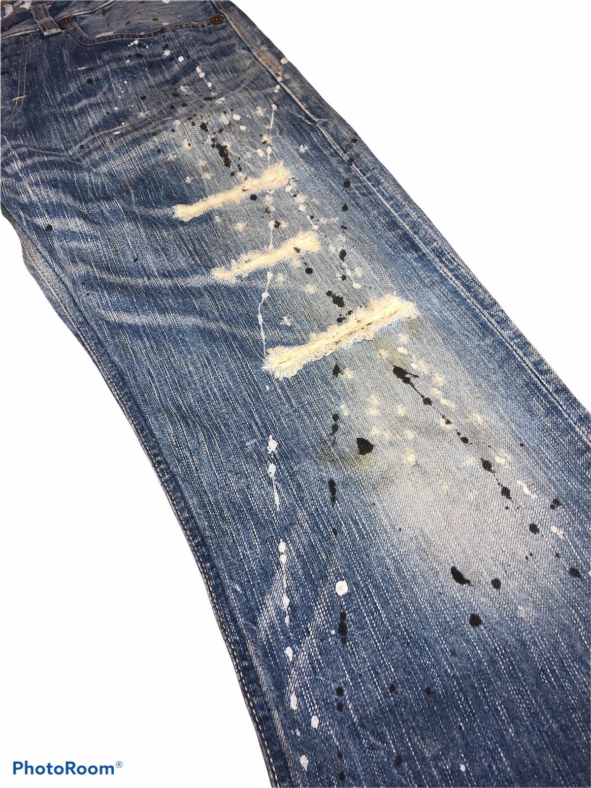 Edwin FLARED⚡️⚡️DiSTRESSED JAPANESE EDWIN Size US 32 / EU 48 - 4 Thumbnail