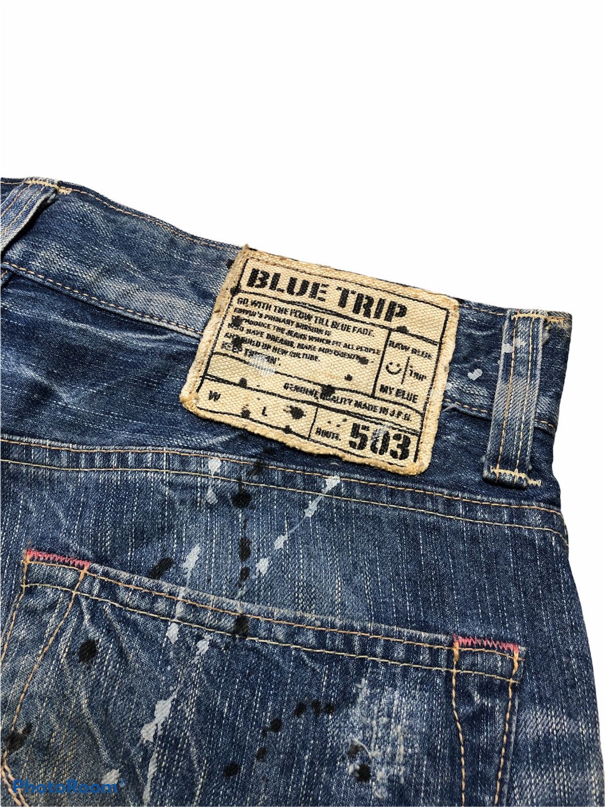 Edwin FLARED⚡️⚡️DiSTRESSED JAPANESE EDWIN Size US 32 / EU 48 - 6 Thumbnail