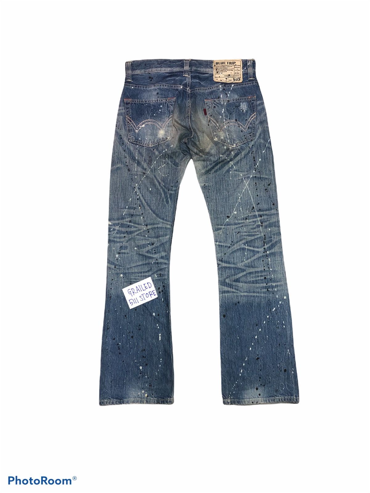 Edwin FLARED⚡️⚡️DiSTRESSED JAPANESE EDWIN Size US 32 / EU 48 - 2 Thumbnail