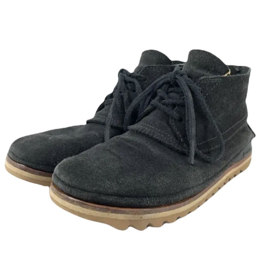 Visvim [9] Visvim Gris Moc Folk Suede Black | Grailed