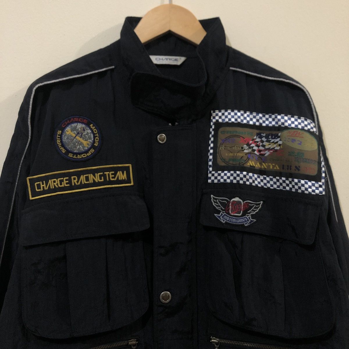 Vintage Vintage Charge Racing Team Jacket Size US L / EU 52-54 / 3 - 2 Thumbnail