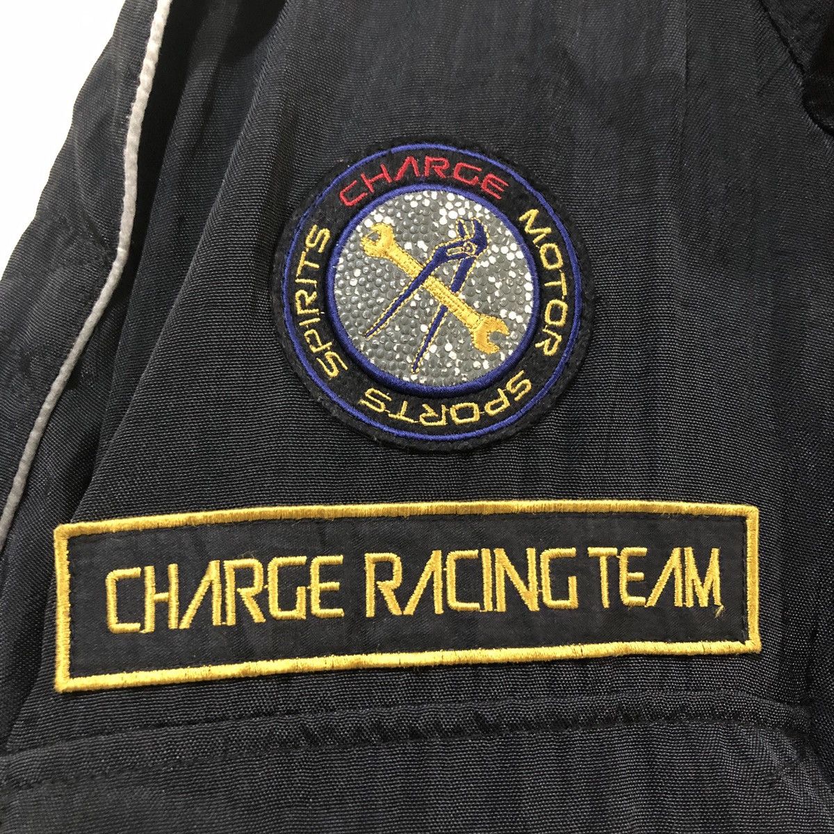 Vintage Vintage Charge Racing Team Jacket Size US L / EU 52-54 / 3 - 3 Thumbnail