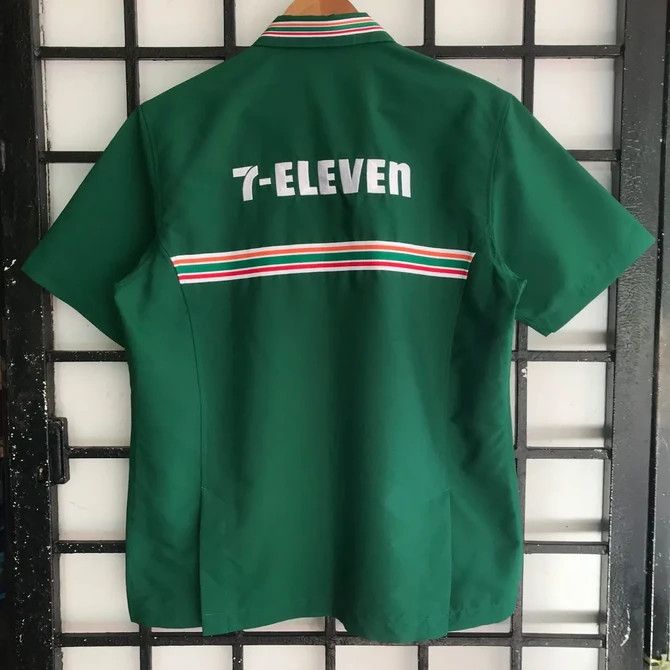 Japanese Brand 💣 OFFER 90's 7 ELEVEN Embroidery Logo Zipper Jacket Size US M / EU 48-50 / 2 - 1 Thumbnail