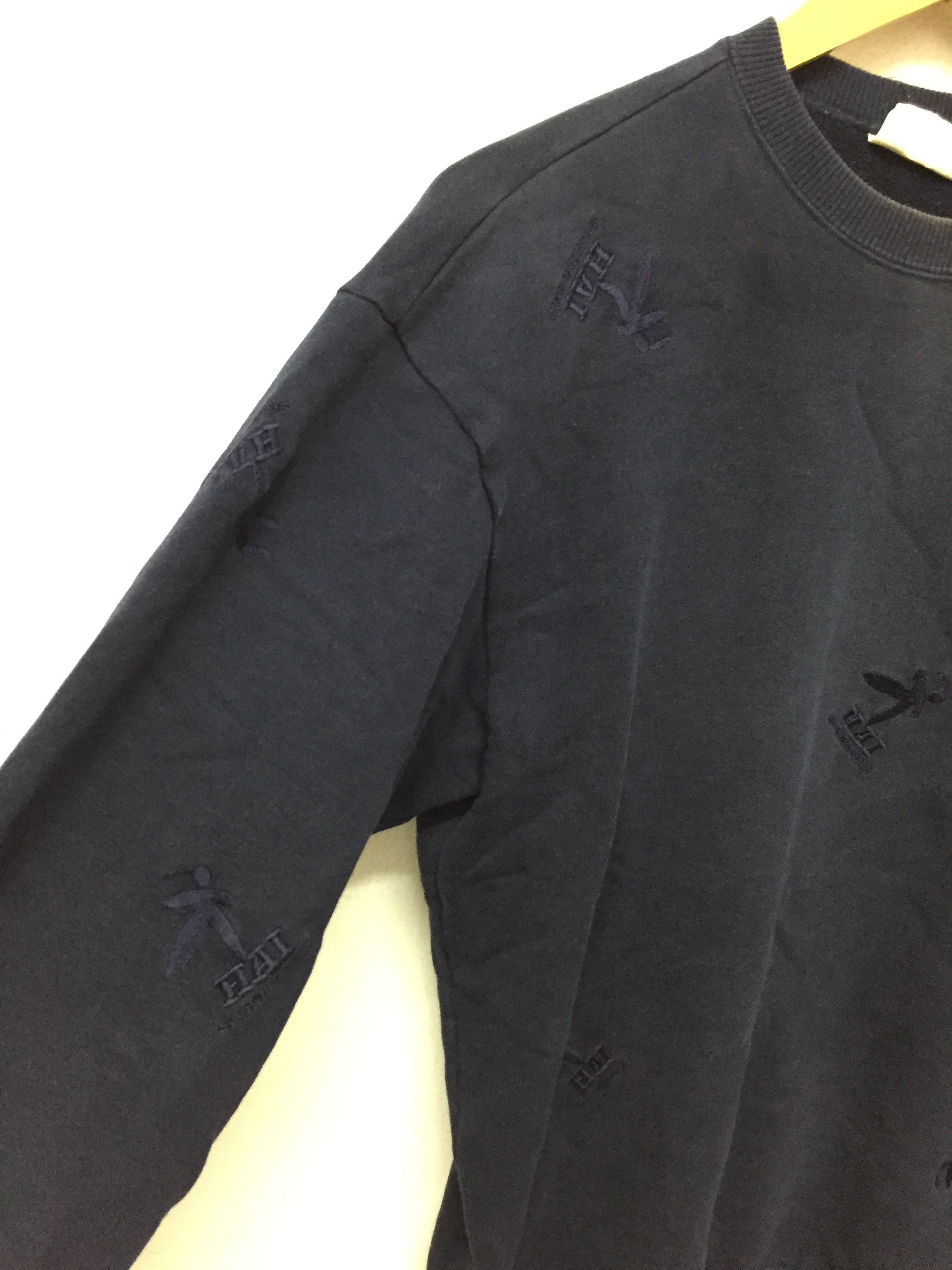 Hai Sporting Gear 90's ISSEY MIYAKE full embroidered logo sweatshirt Size US S / EU 44-46 / 1 - 6 Thumbnail