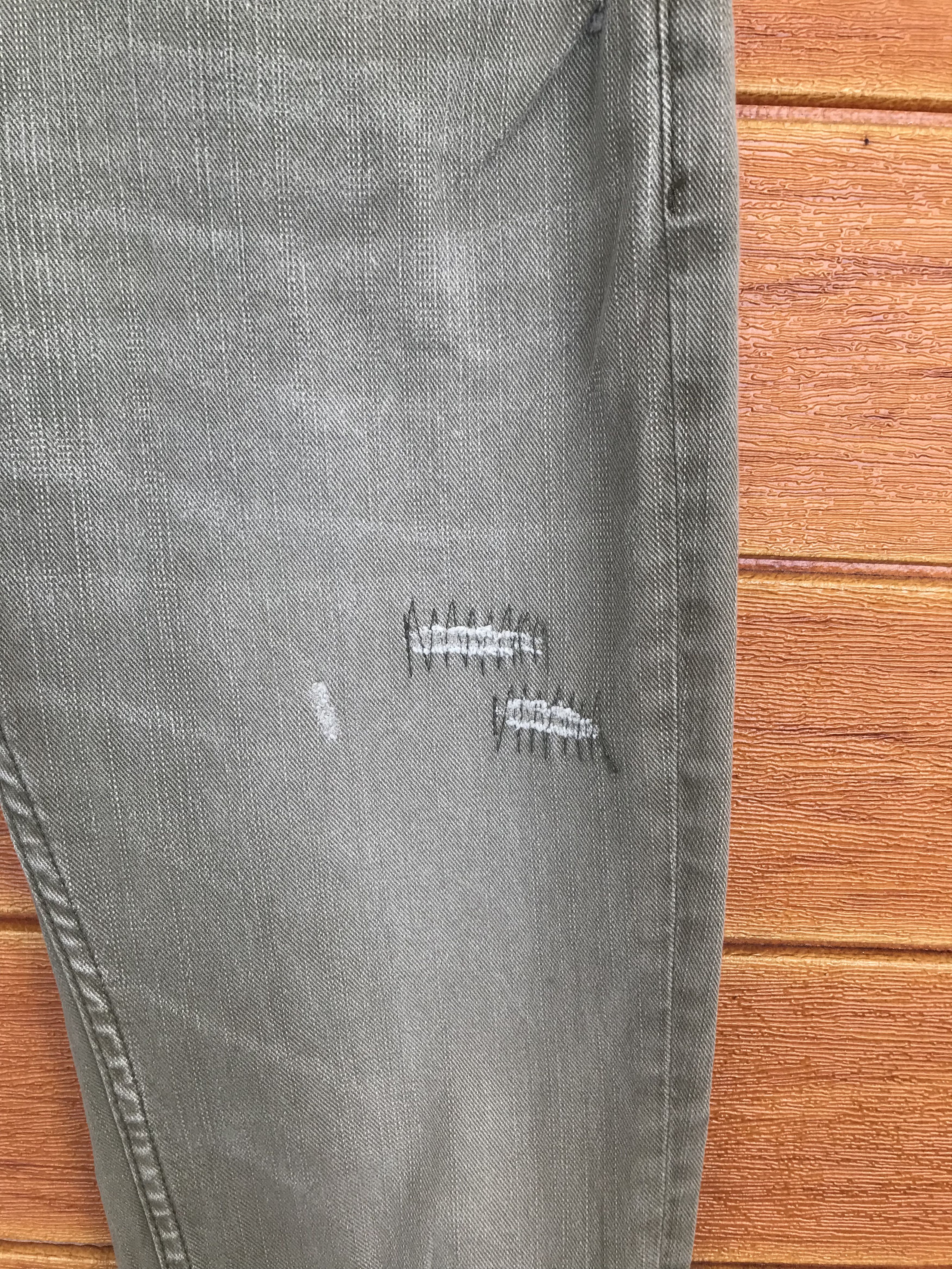 Comme des Garcons × Undercover Bayflow Slim Distressed Denim Jeans Size US 30 / EU 46 - 3 Thumbnail