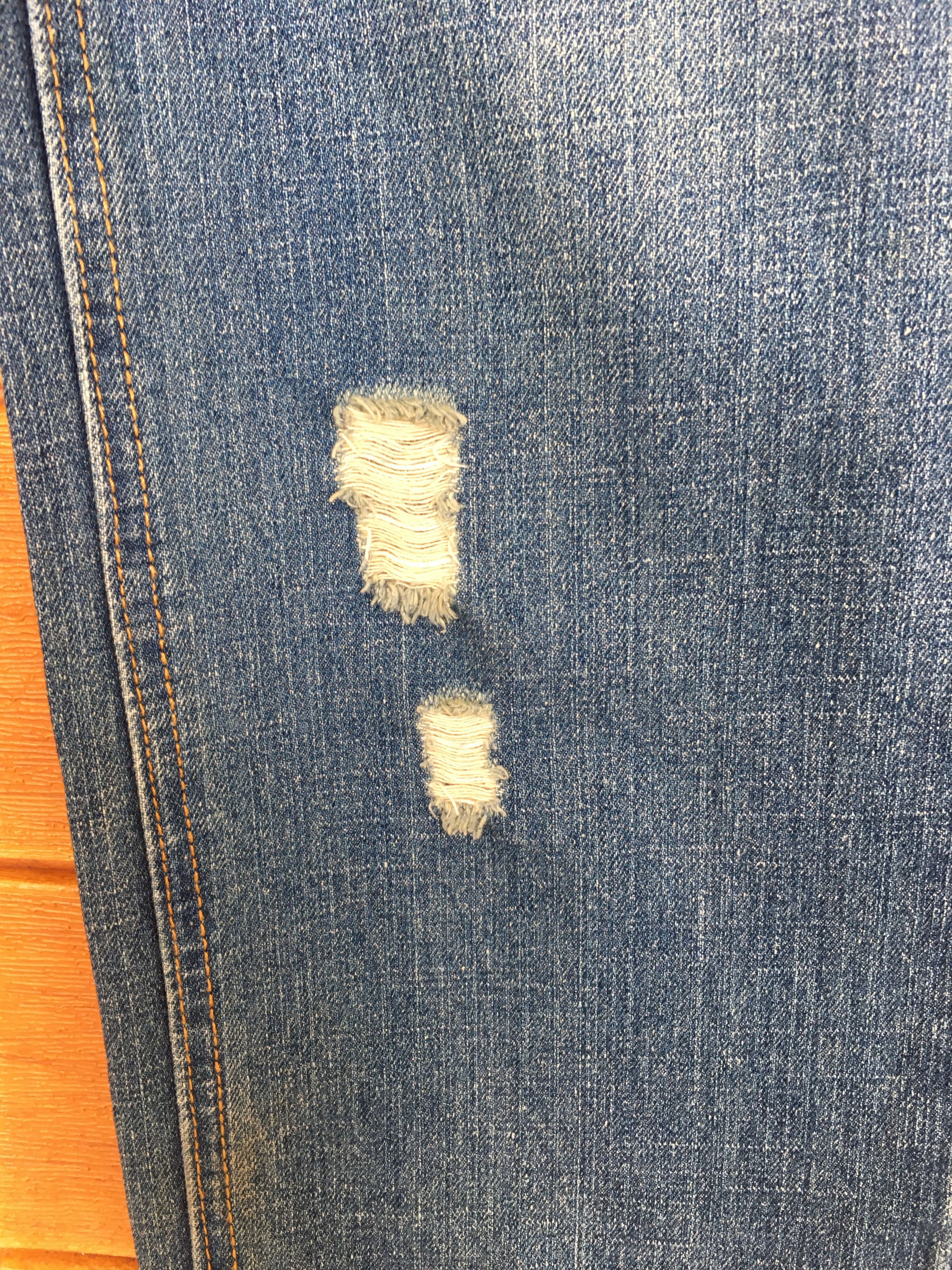 Comme des Garcons × Undercover Japanese Brand Distressed Flower Denim Jeans Size US 32 / EU 48 - 9 Thumbnail