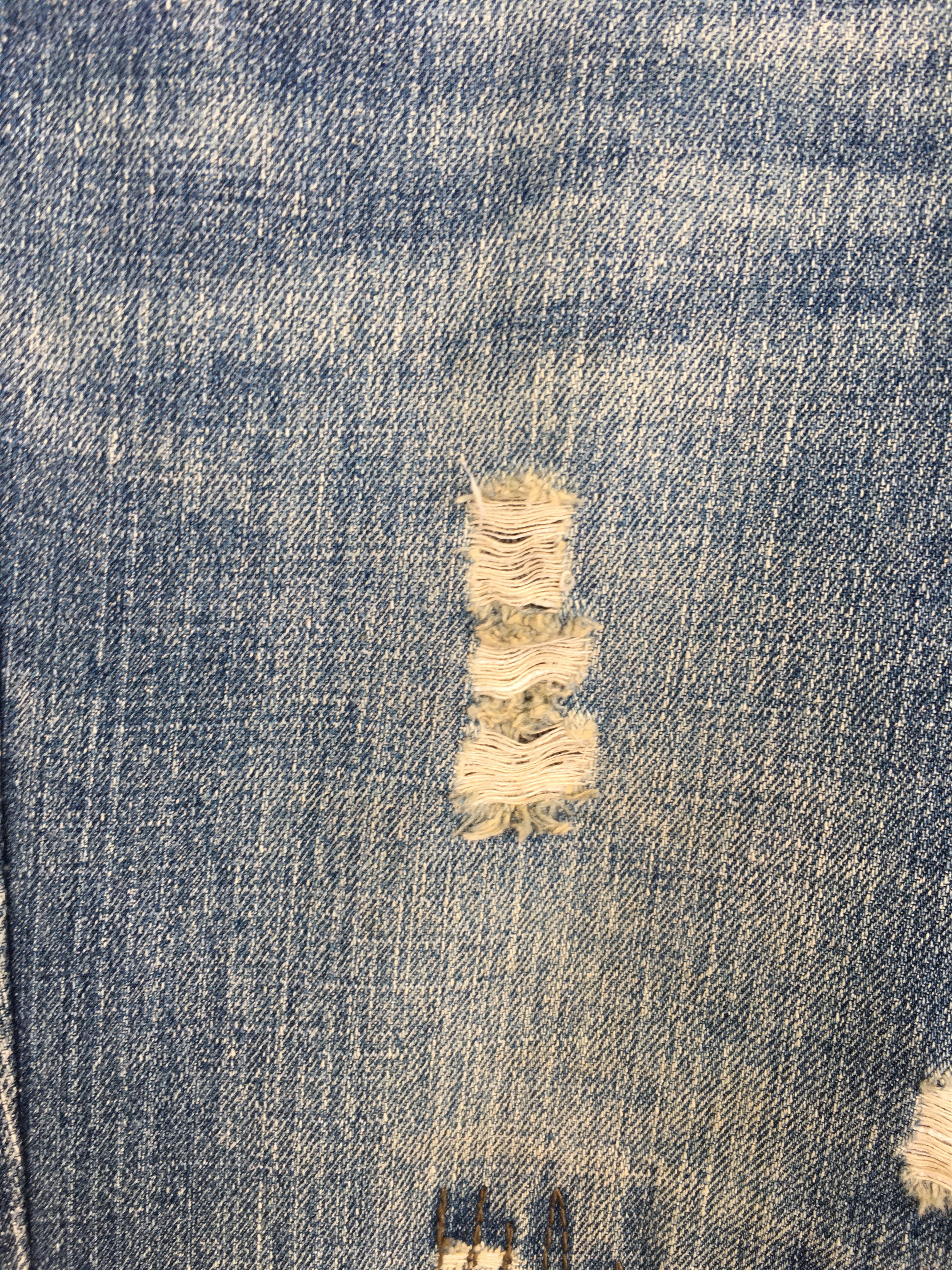 Comme des Garcons × Undercover Japanese Brand Distressed Flower Denim Jeans Size US 32 / EU 48 - 5 Thumbnail
