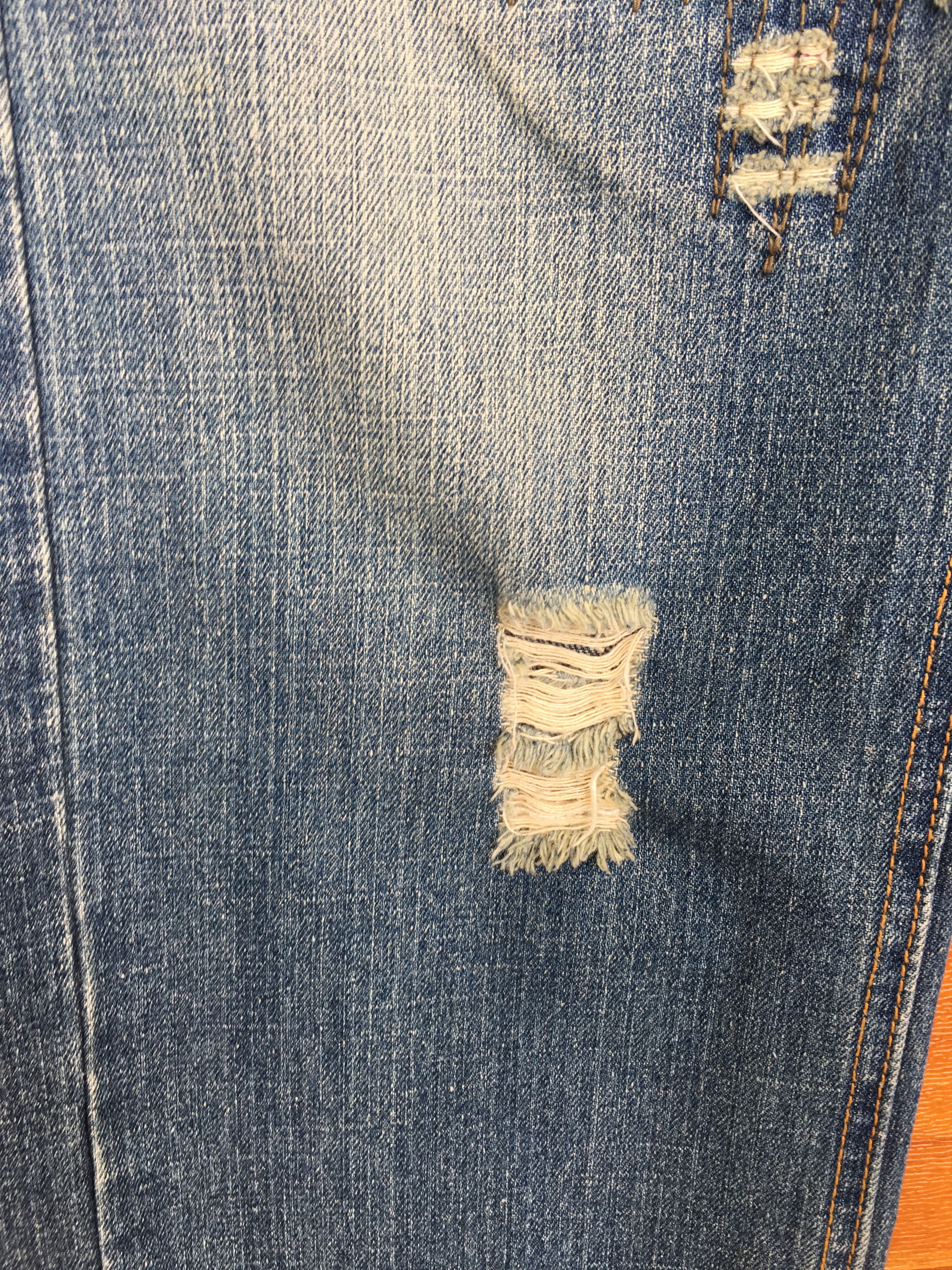 Comme des Garcons × Undercover Japanese Brand Distressed Flower Denim Jeans Size US 32 / EU 48 - 7 Thumbnail