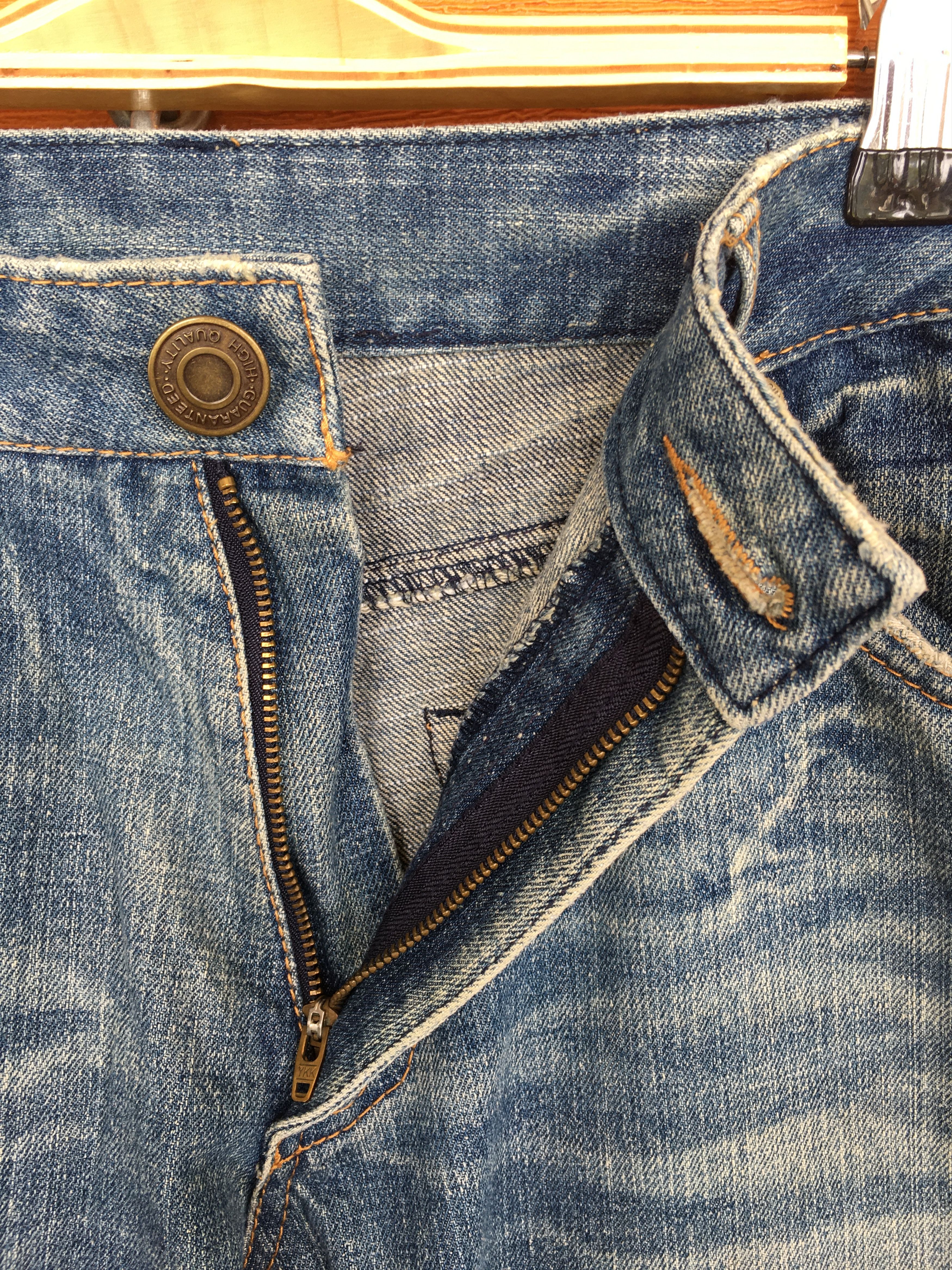 Comme des Garcons × Undercover Japanese Brand Distressed Flower Denim Jeans Size US 32 / EU 48 - 21 Thumbnail