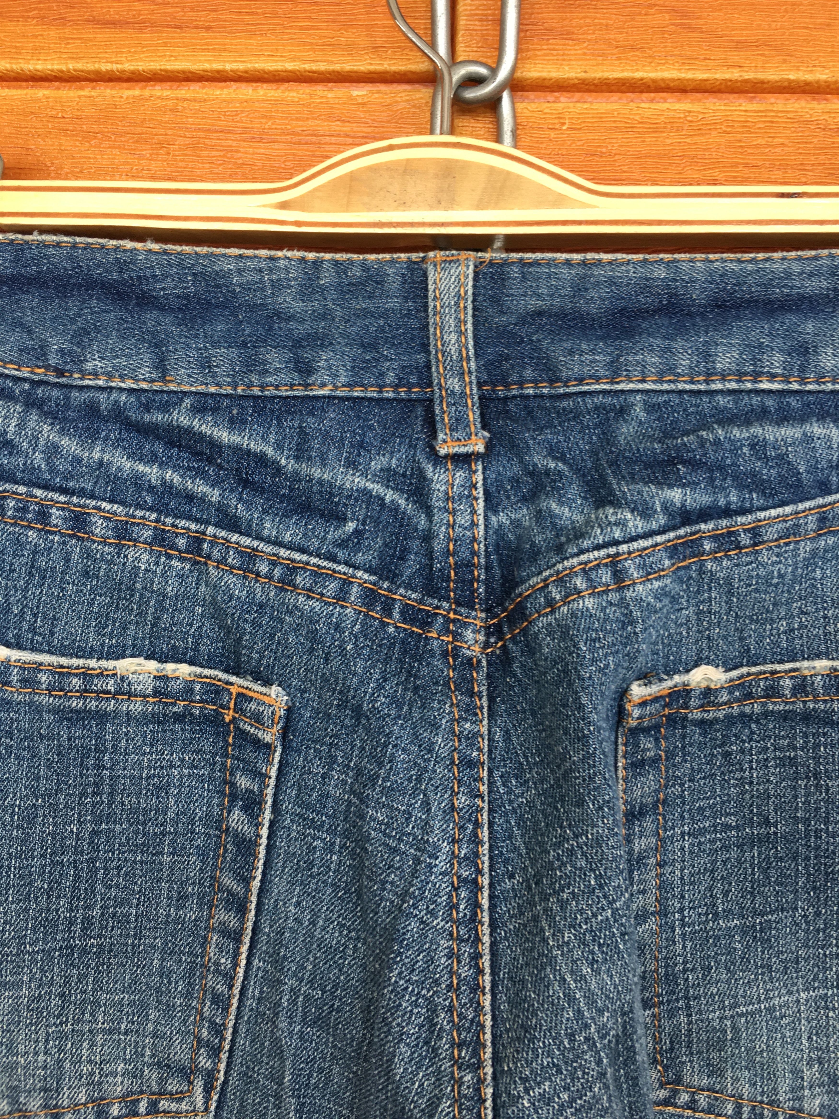 Comme des Garcons × Undercover Japanese Brand Distressed Flower Denim Jeans Size US 32 / EU 48 - 16 Thumbnail