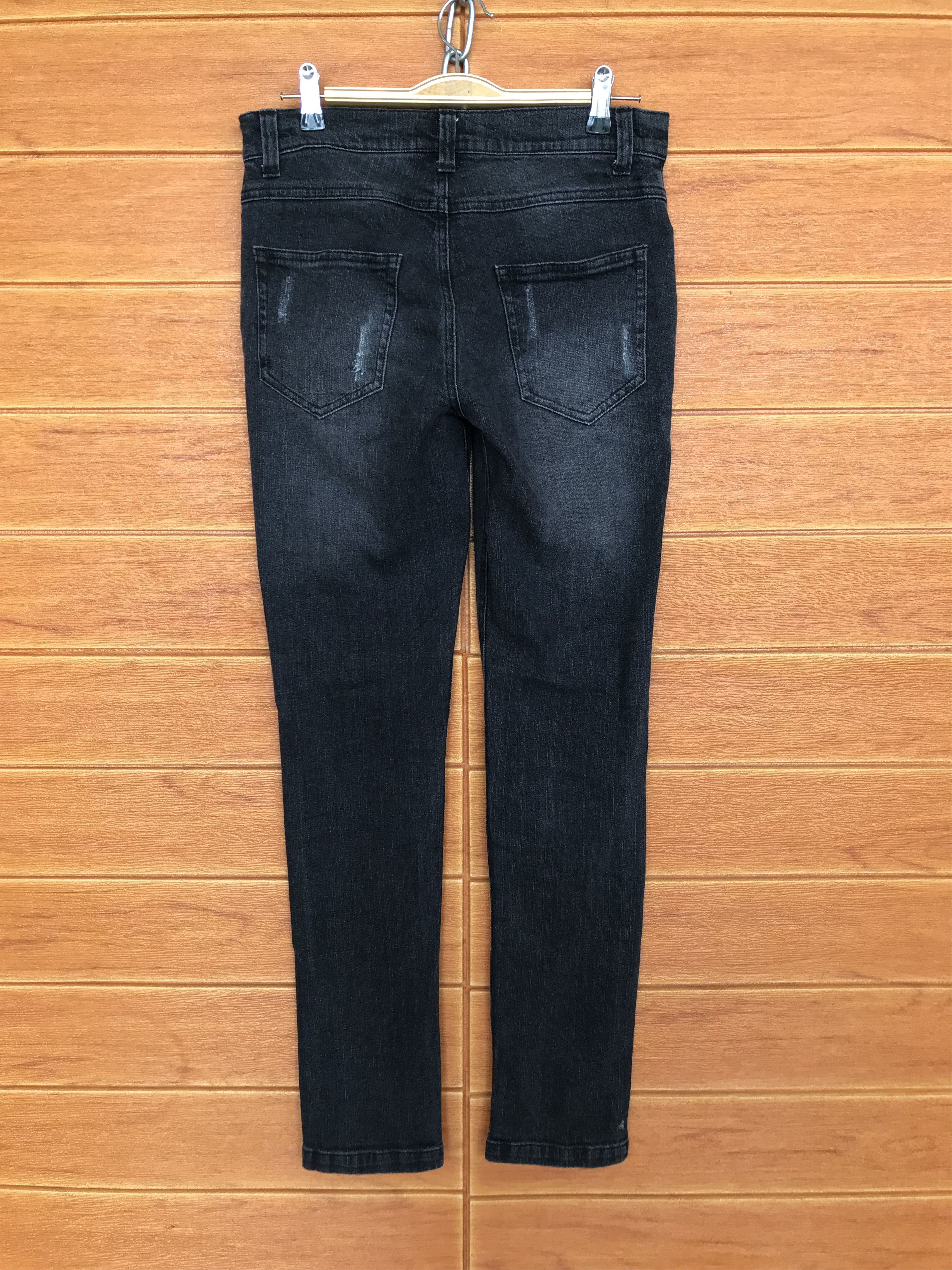 If Six Was Nine Jude Bloom Distressed Denim Jeans Size US 30 / EU 46 - 11 Thumbnail