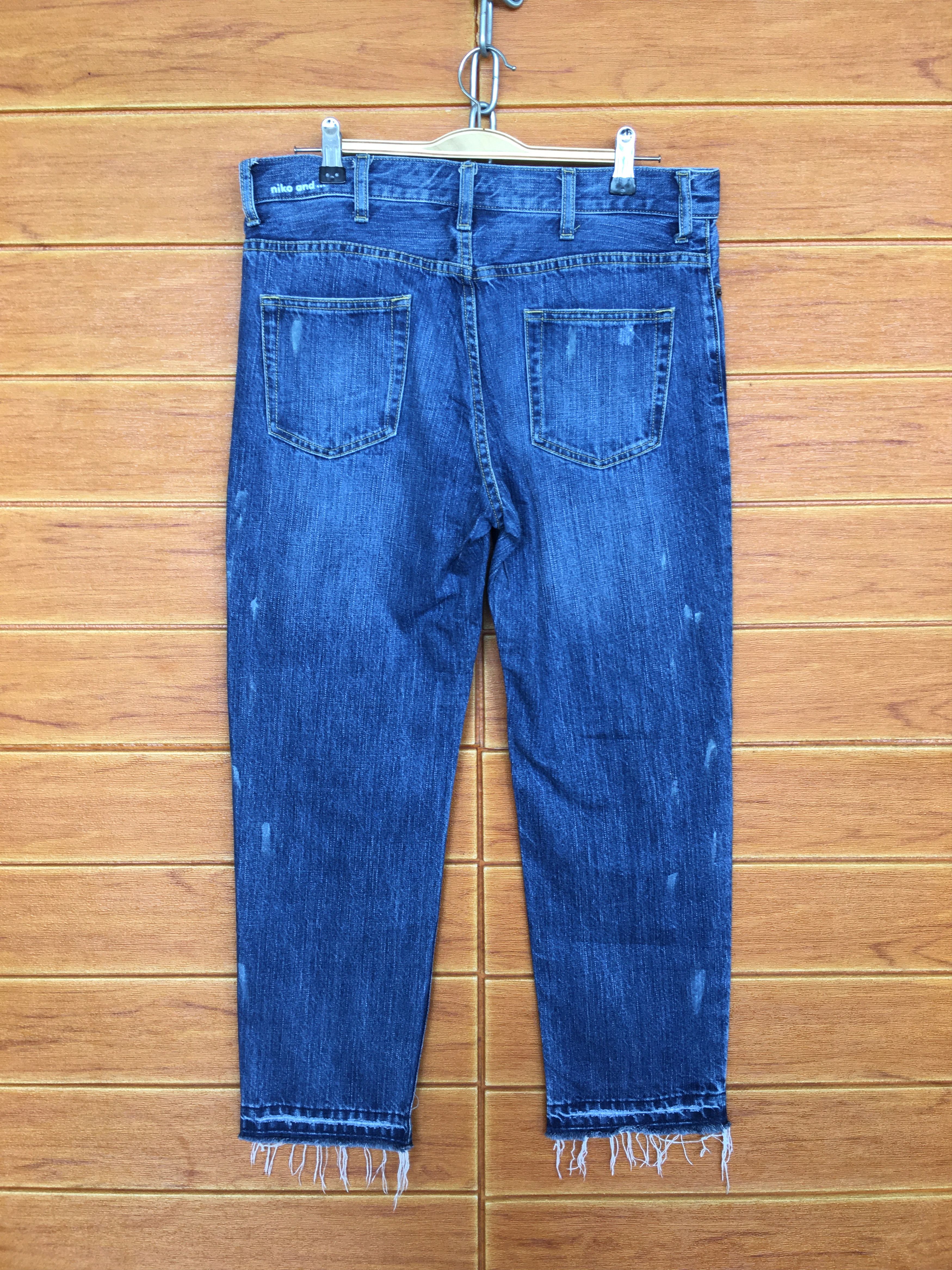 Comme des Garcons × Undercover Niko And.. Painted Distressed Denim Jeans Size US 33 - 13 Thumbnail