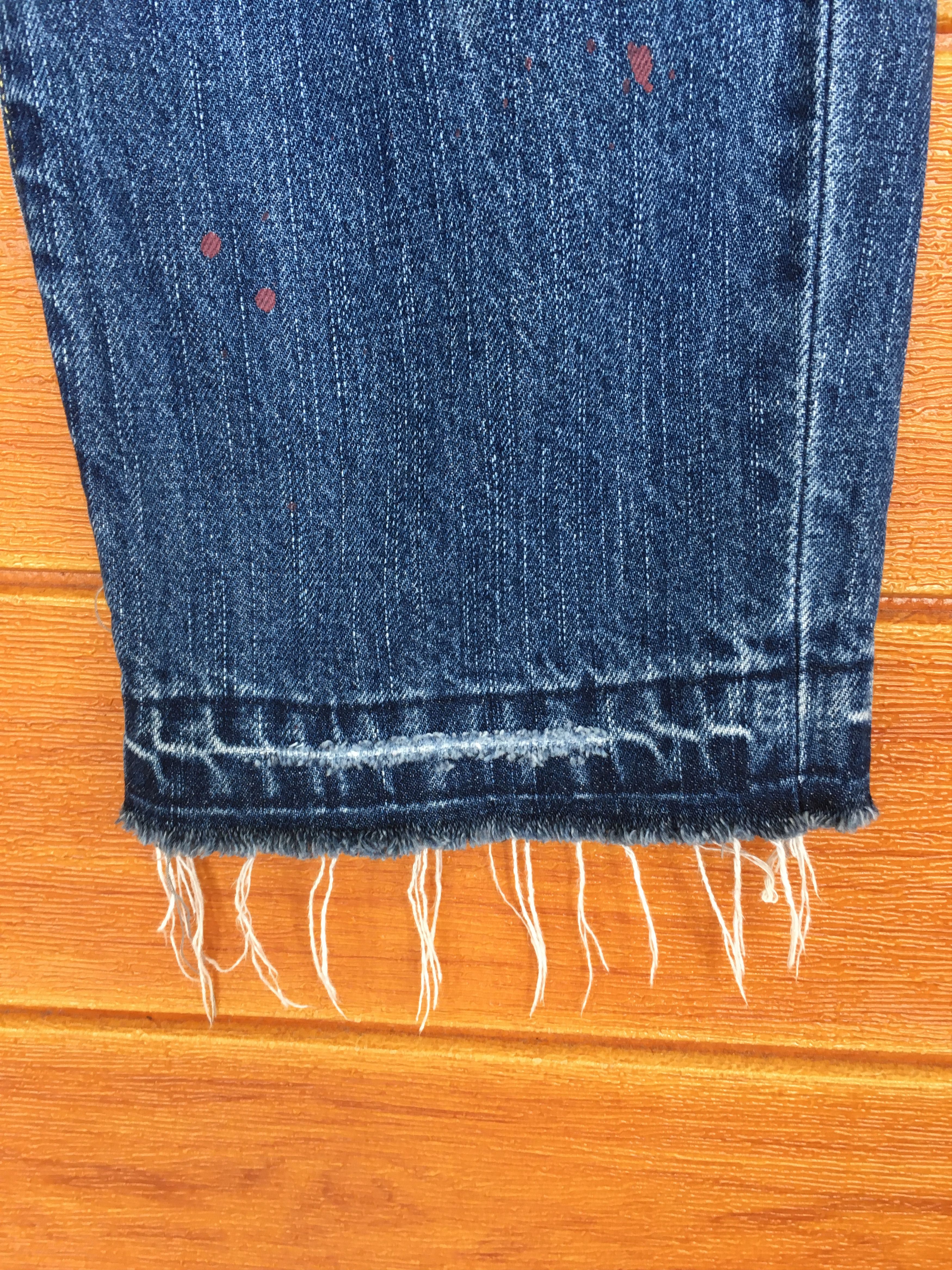 Comme des Garcons × Undercover Niko And.. Painted Distressed Denim Jeans Size US 33 - 12 Thumbnail