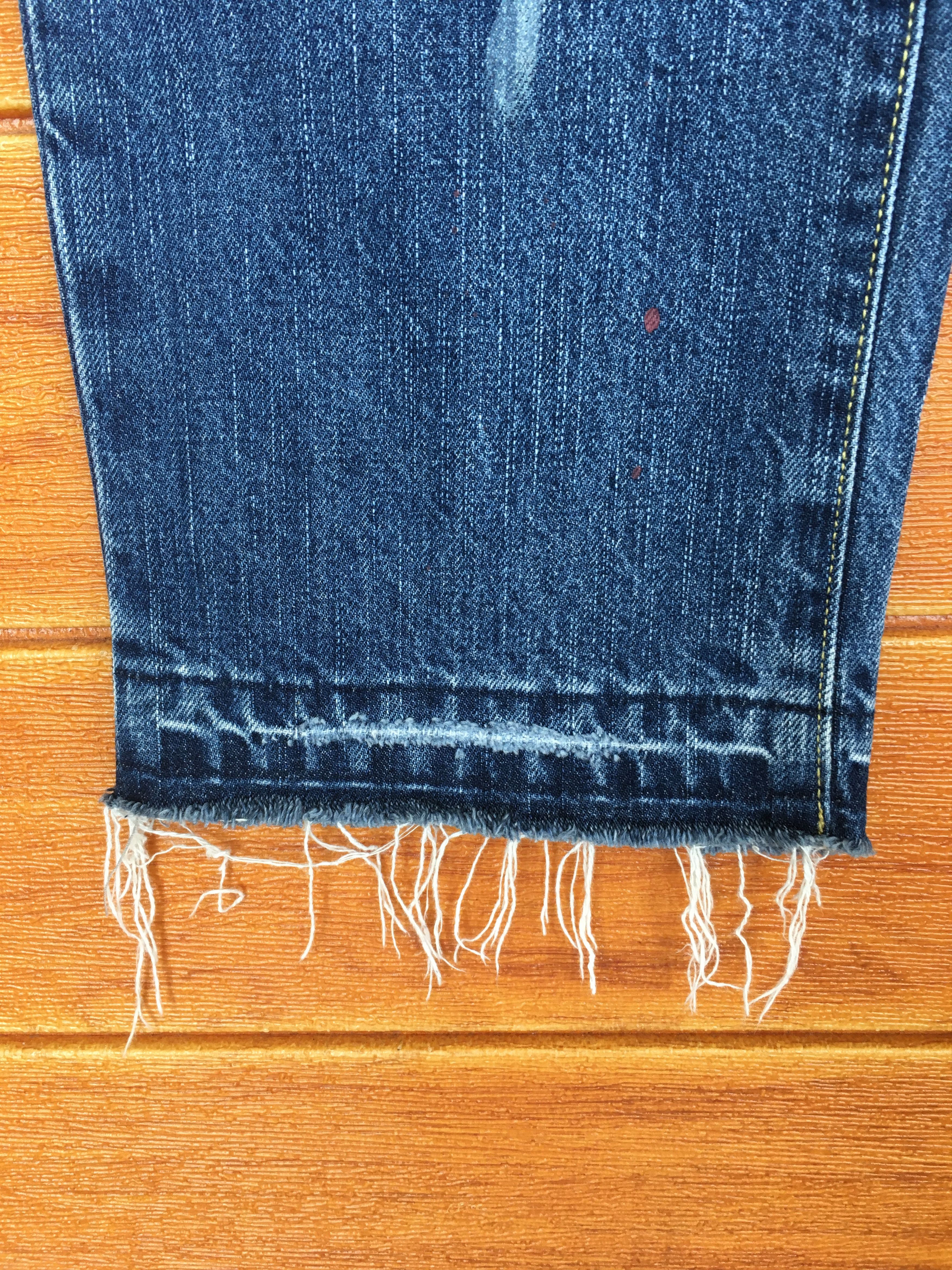 Comme des Garcons × Undercover Niko And.. Painted Distressed Denim Jeans Size US 33 - 11 Thumbnail