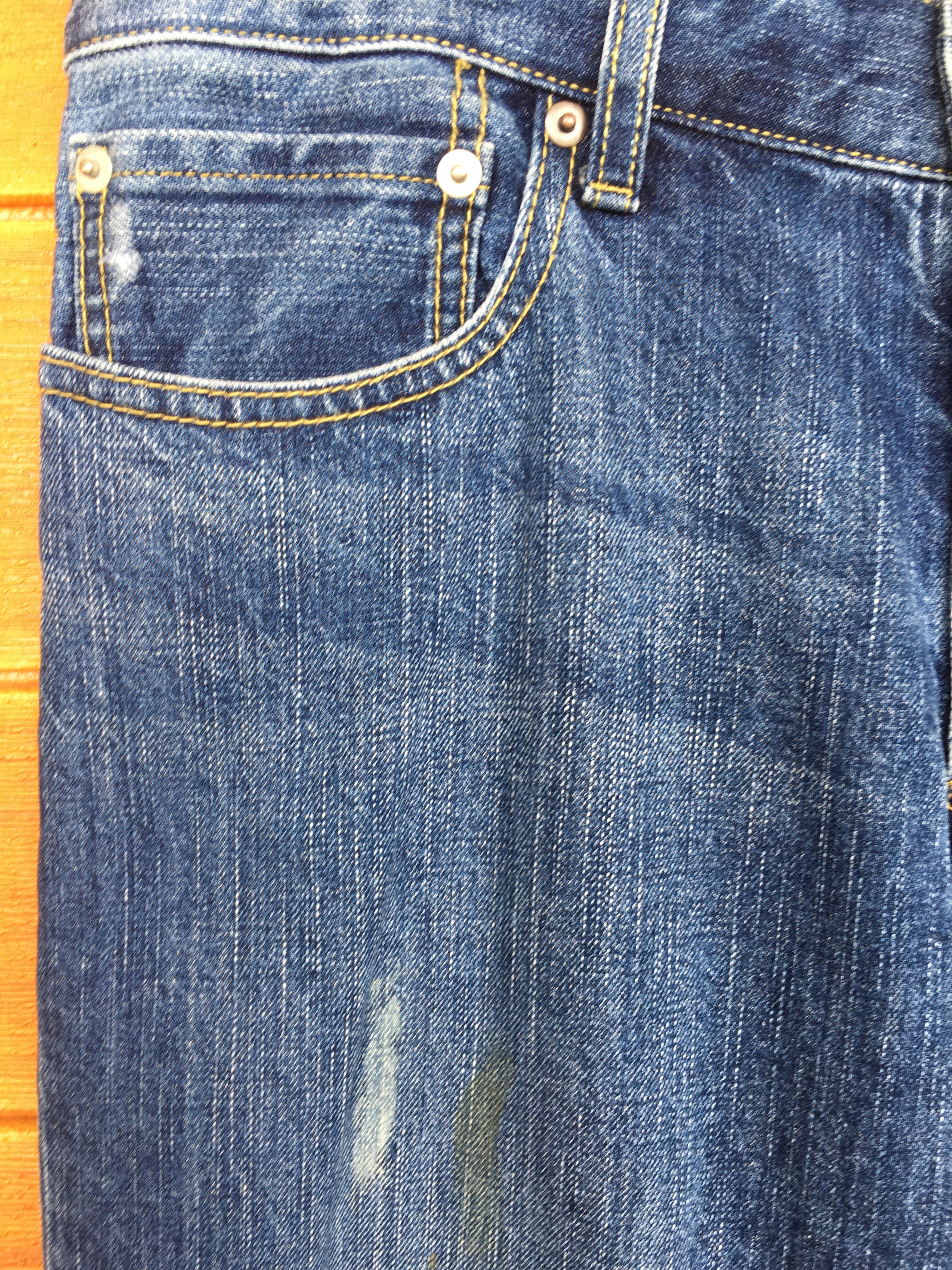 Comme des Garcons × Undercover Niko And.. Painted Distressed Denim Jeans Size US 33 - 3 Thumbnail