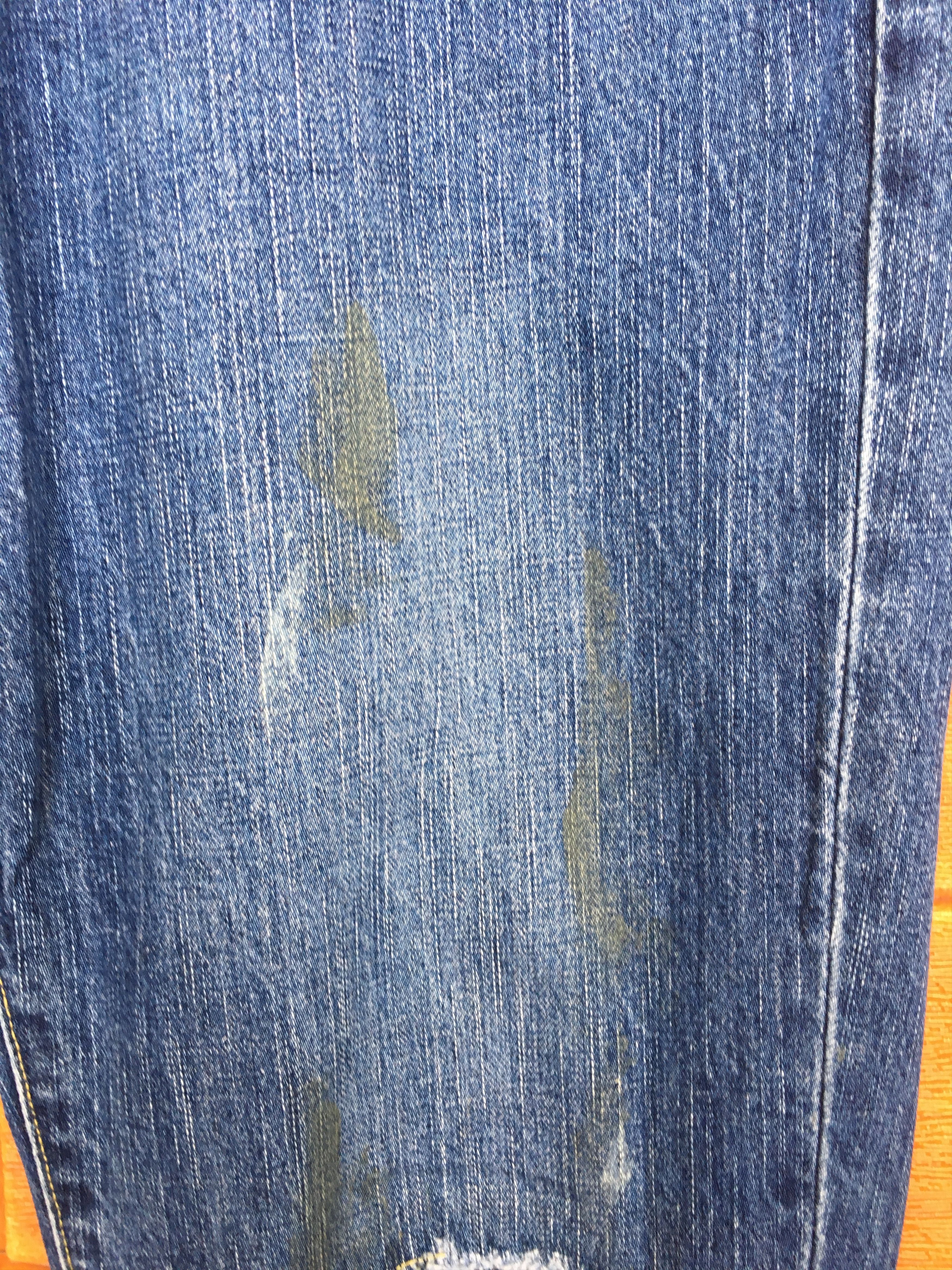 Comme des Garcons × Undercover Niko And.. Painted Distressed Denim Jeans Size US 33 - 6 Thumbnail