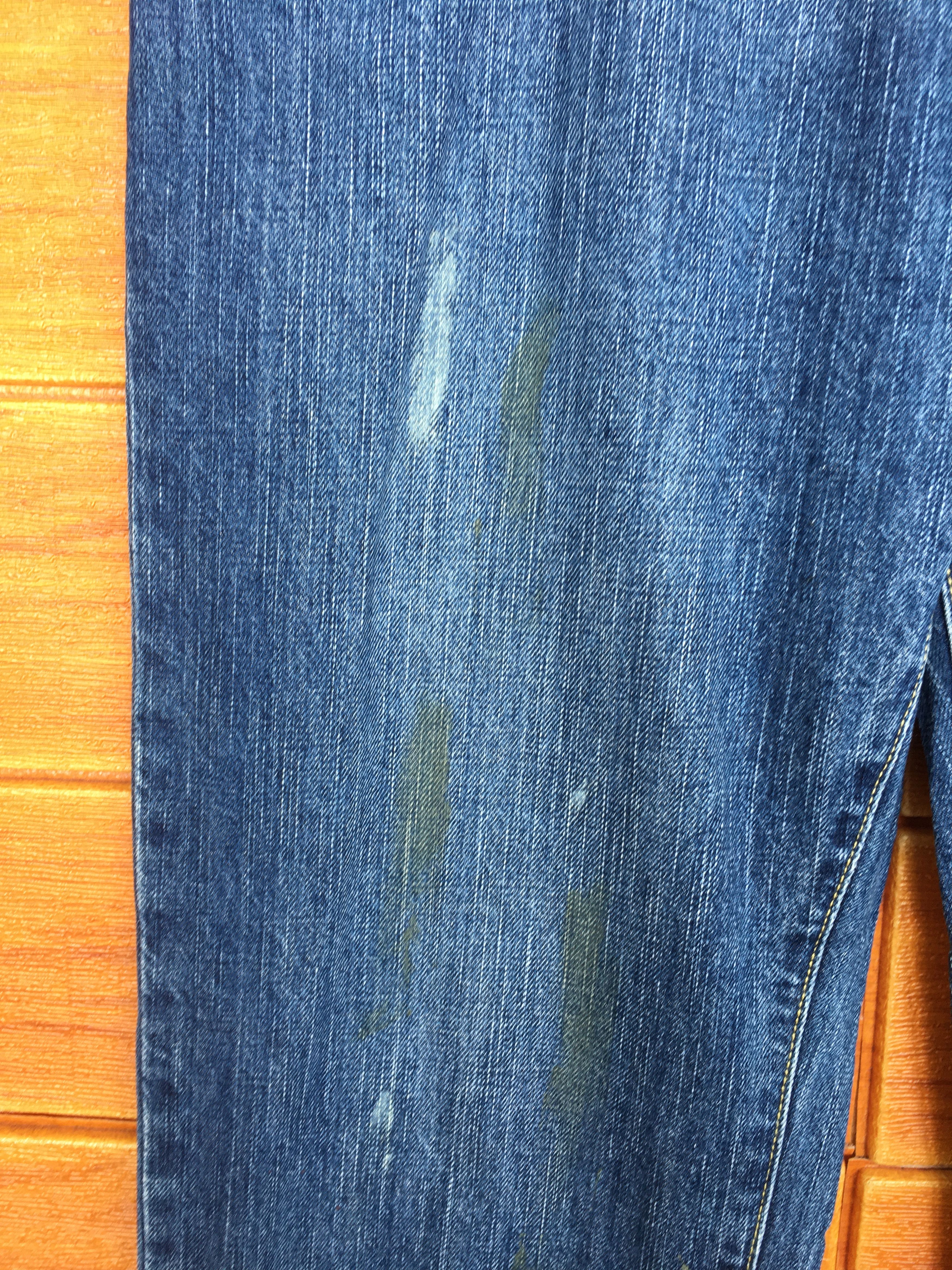 Comme des Garcons × Undercover Niko And.. Painted Distressed Denim Jeans Size US 33 - 5 Thumbnail