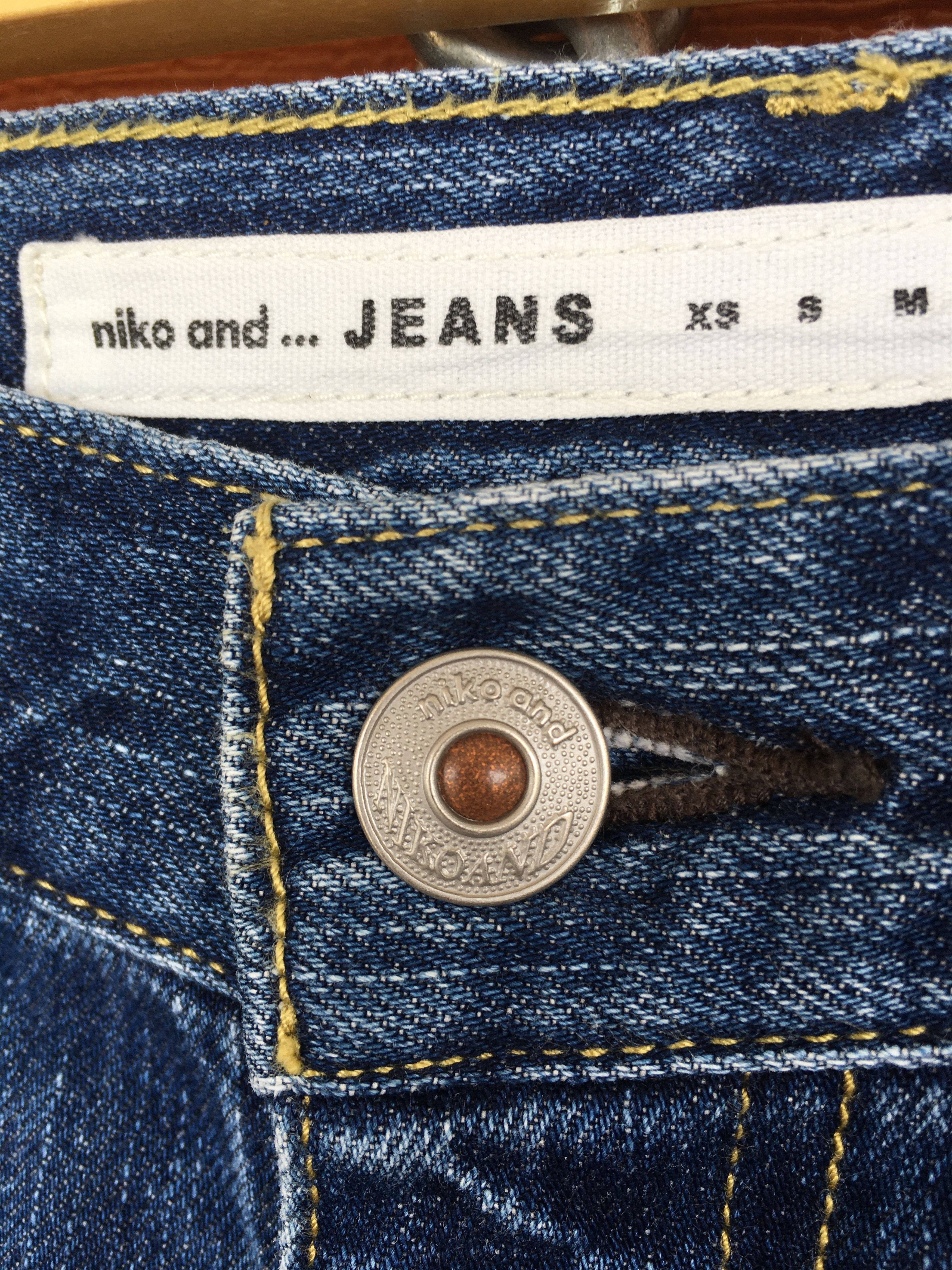 Comme des Garcons × Undercover Niko And.. Painted Distressed Denim Jeans Size US 33 - 22 Thumbnail