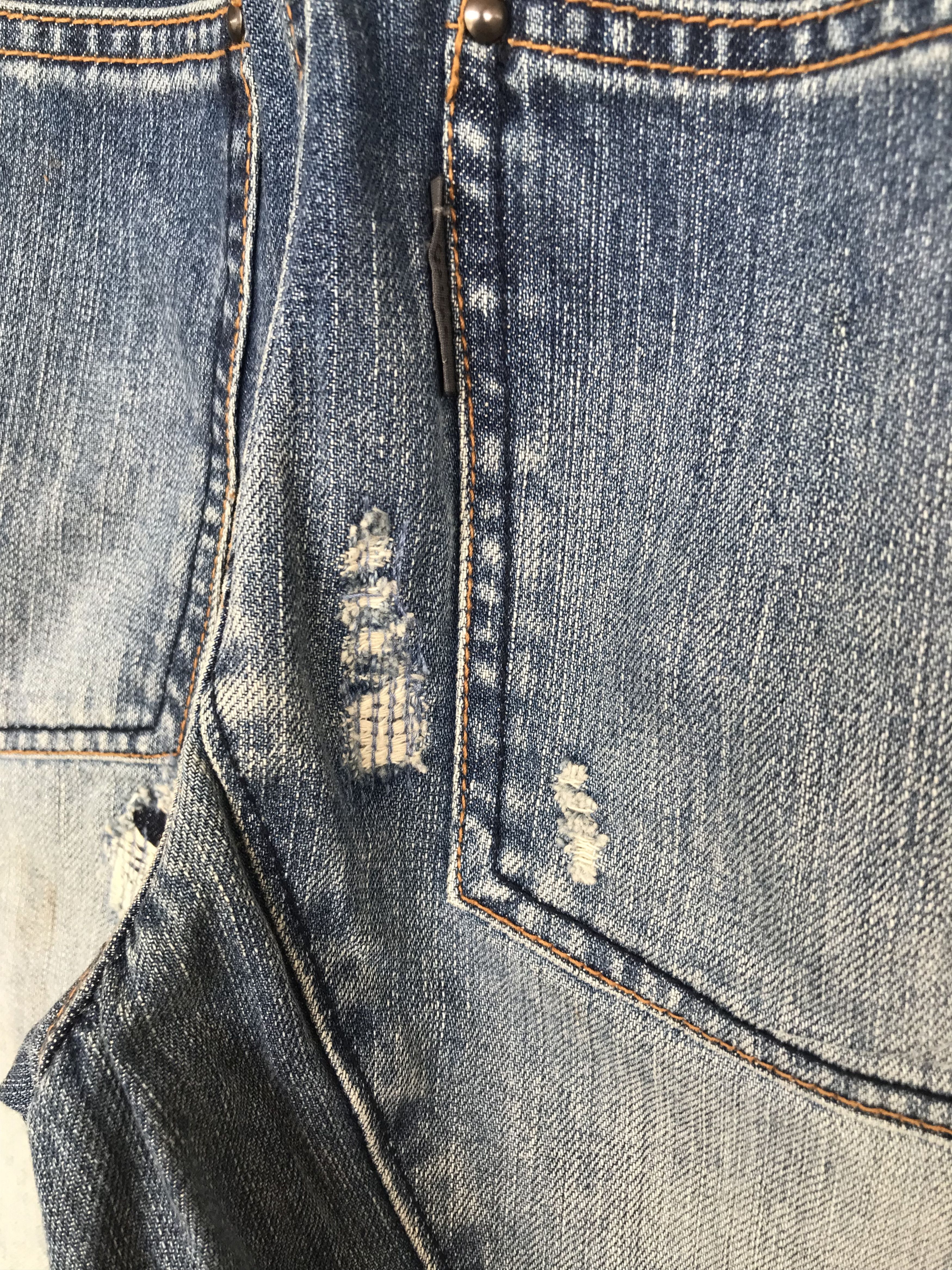 Comme des Garcons × Undercover Ehyphen World Gallery Distressed Denim Jeans Size US 30 / EU 46 - 14 Thumbnail
