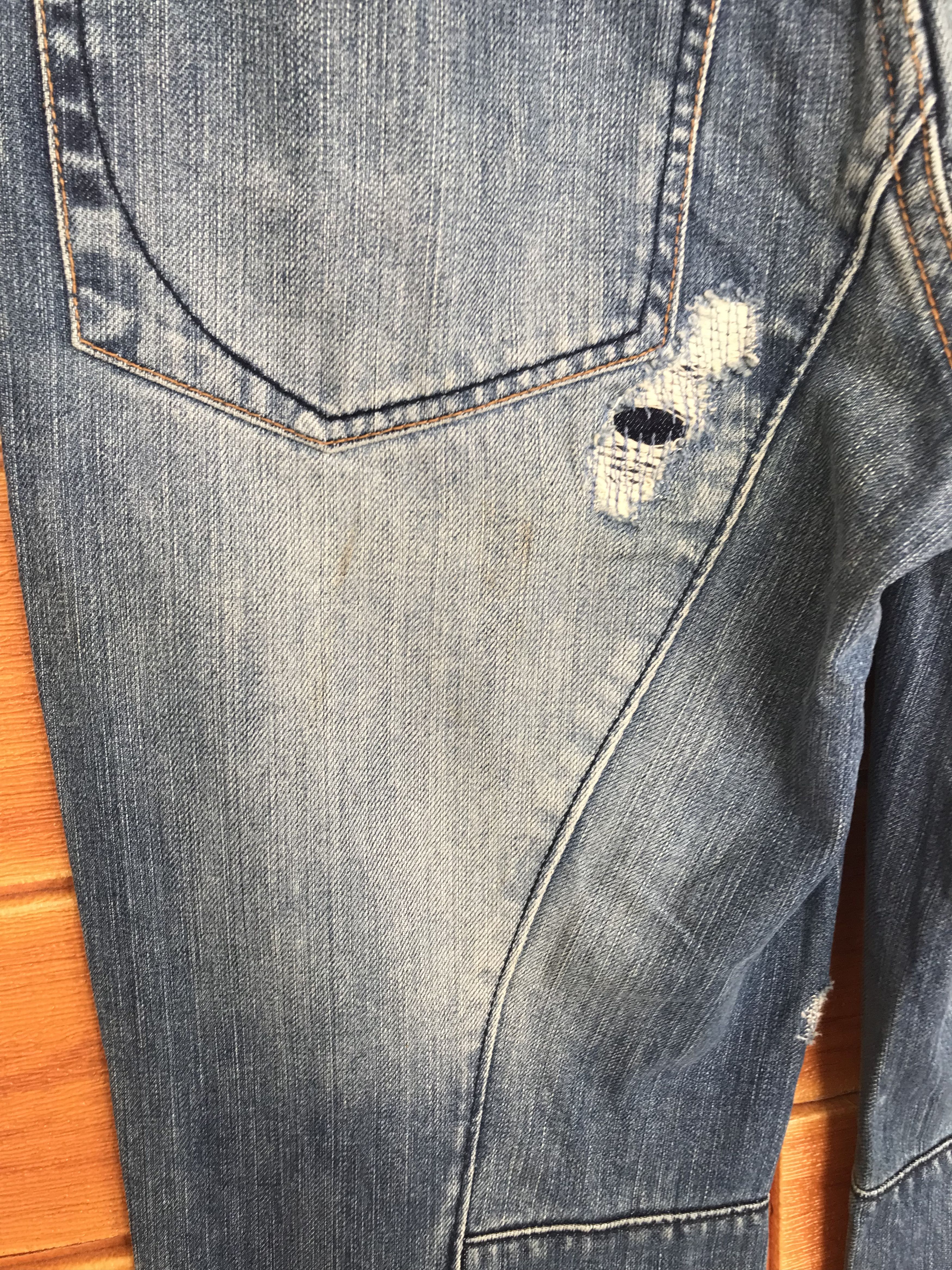 Comme des Garcons × Undercover Ehyphen World Gallery Distressed Denim Jeans Size US 30 / EU 46 - 16 Thumbnail