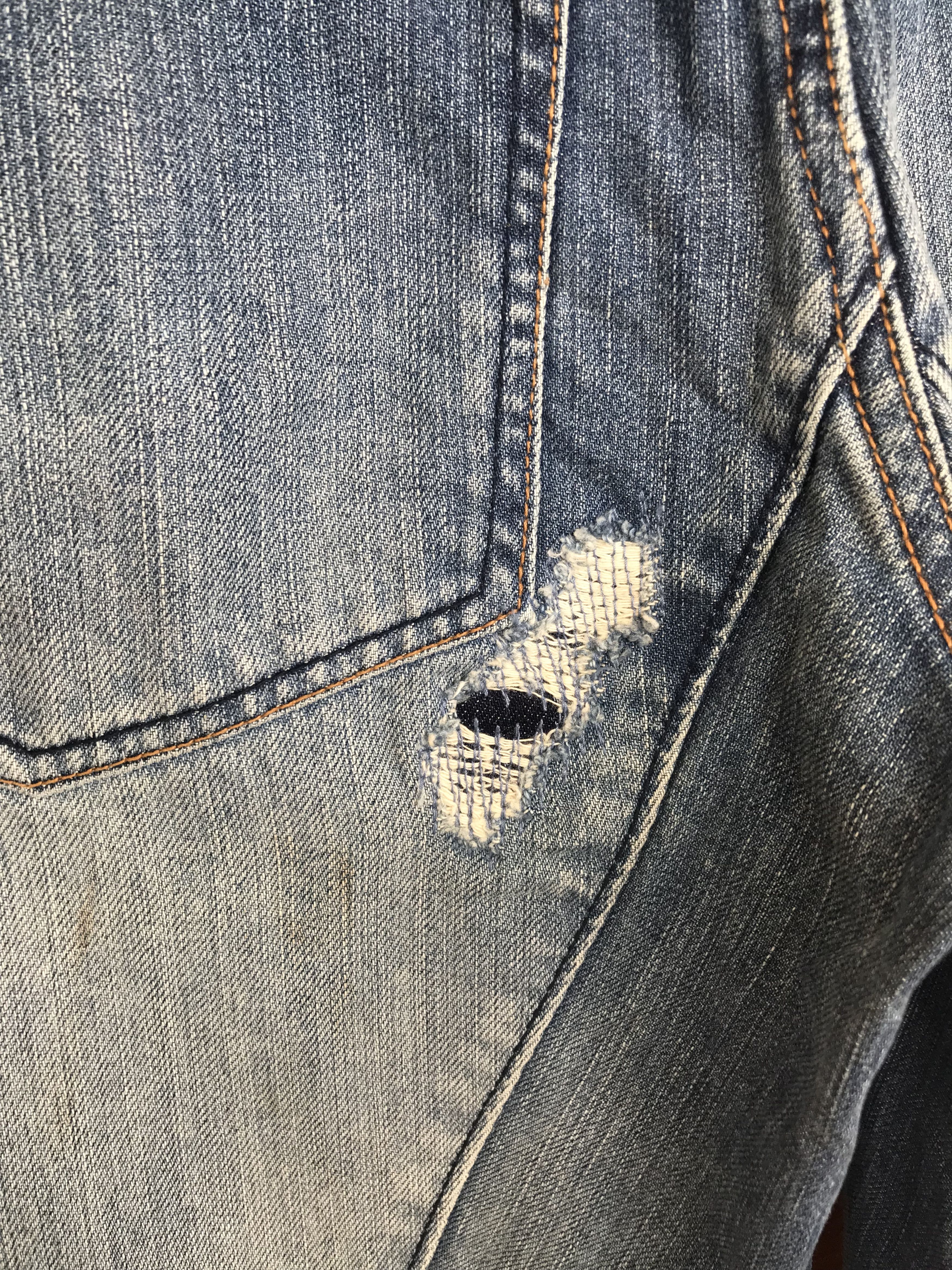 Comme des Garcons × Undercover Ehyphen World Gallery Distressed Denim Jeans Size US 30 / EU 46 - 13 Thumbnail