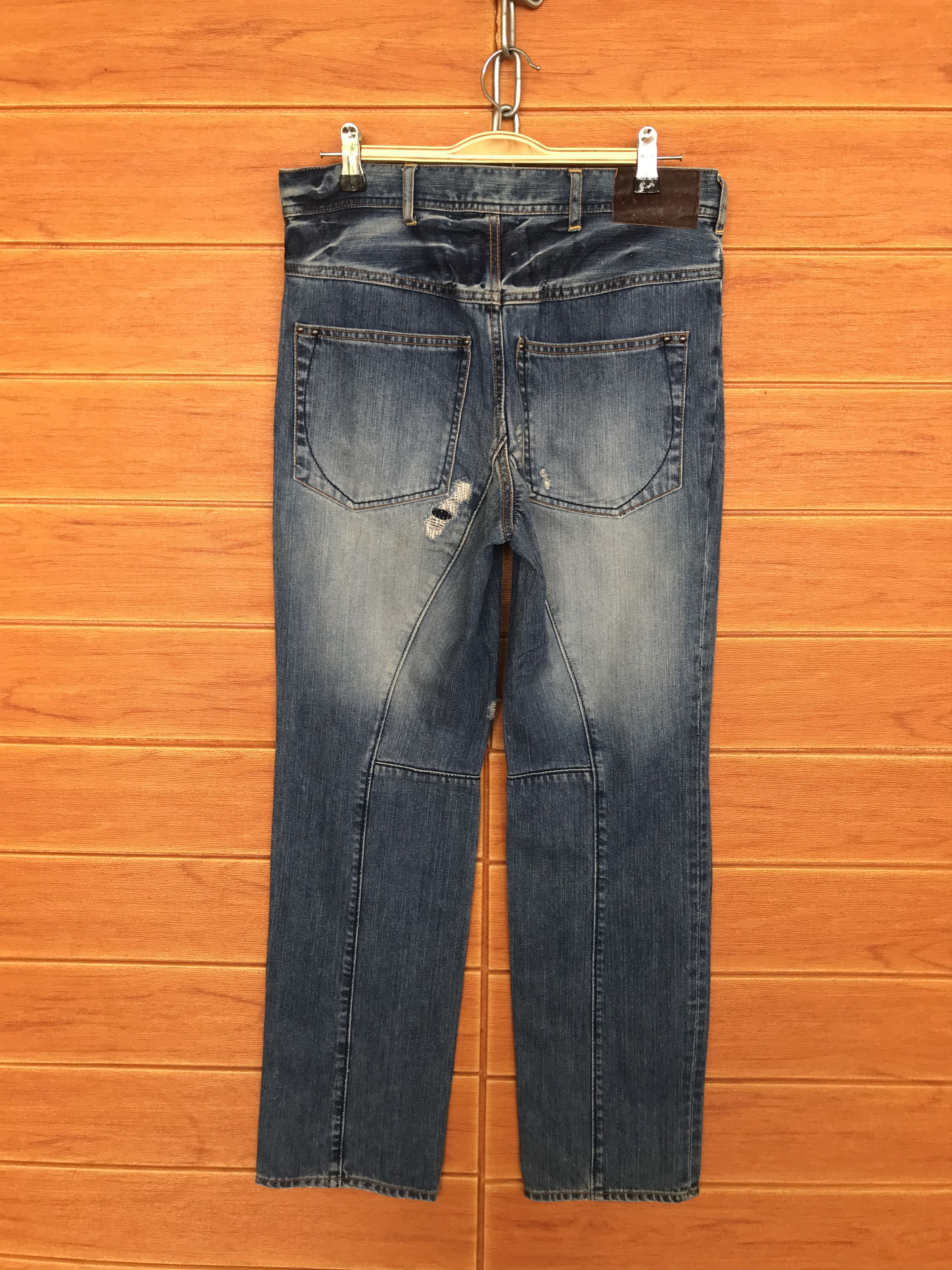 Comme des Garcons × Undercover Ehyphen World Gallery Distressed Denim Jeans Size US 30 / EU 46 - 11 Thumbnail