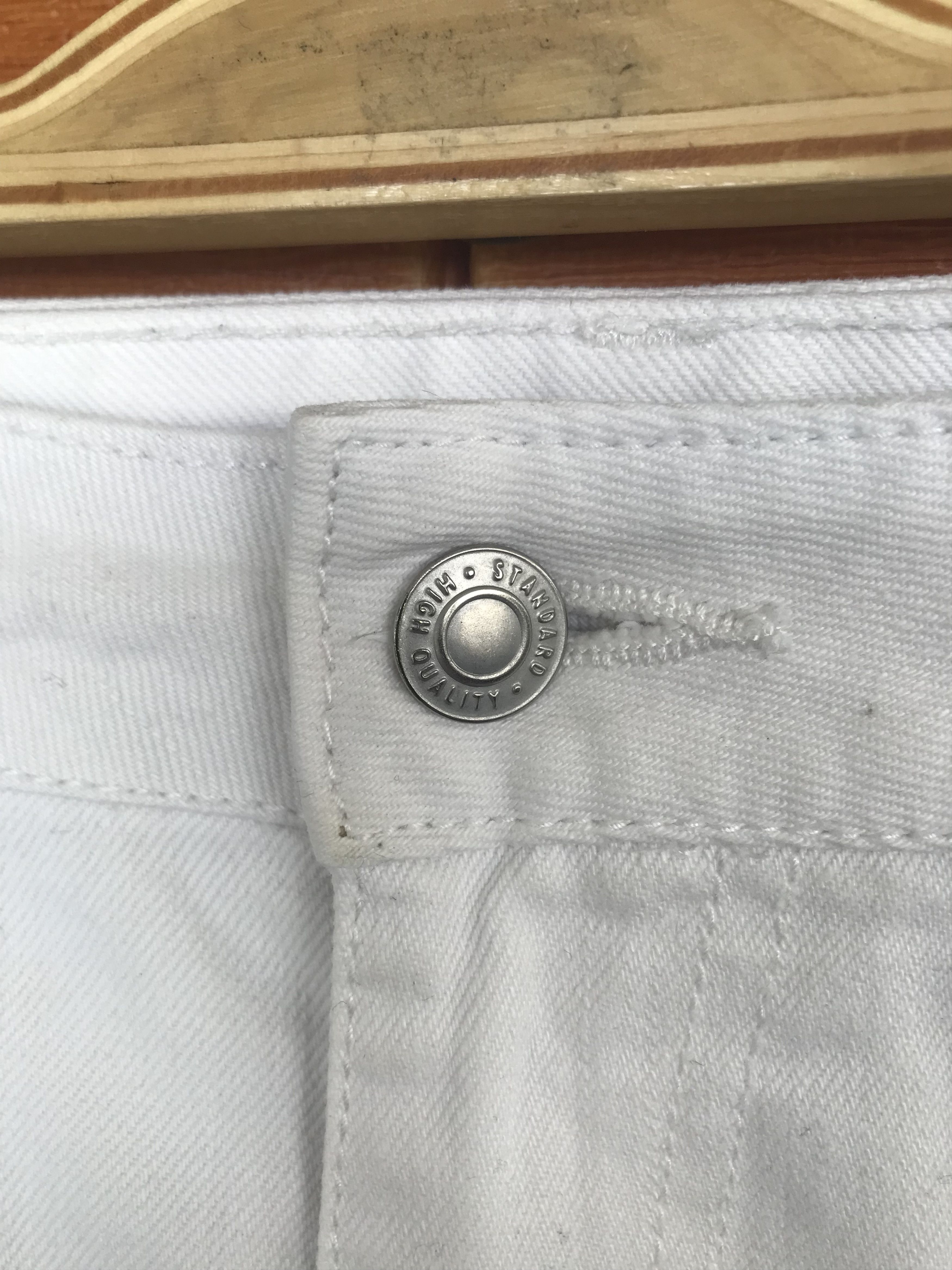 If Six Was Nine Colza White Distressed Denim Jeans Size US 29 - 9 Thumbnail