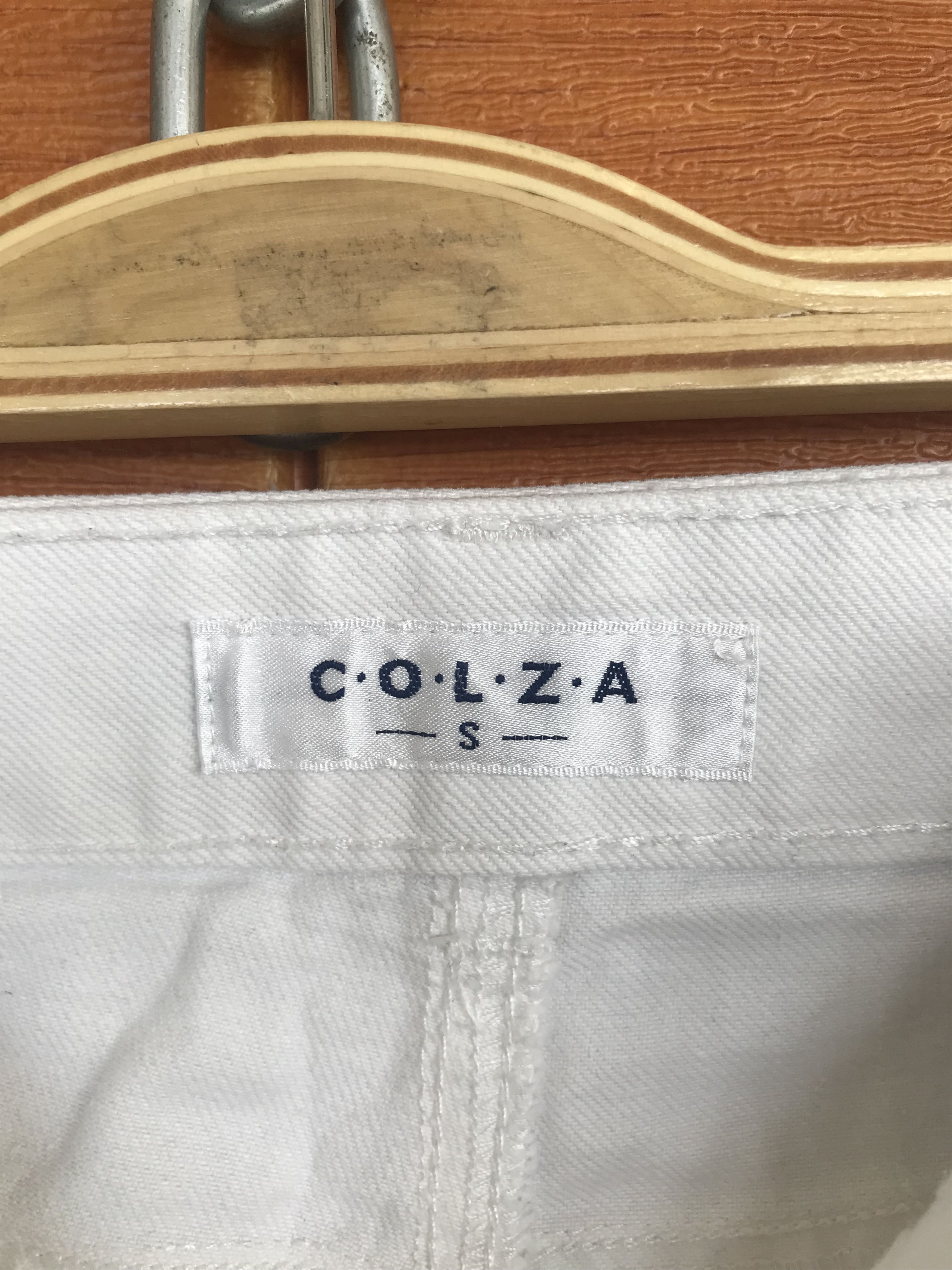 If Six Was Nine Colza White Distressed Denim Jeans Size US 29 - 16 Thumbnail