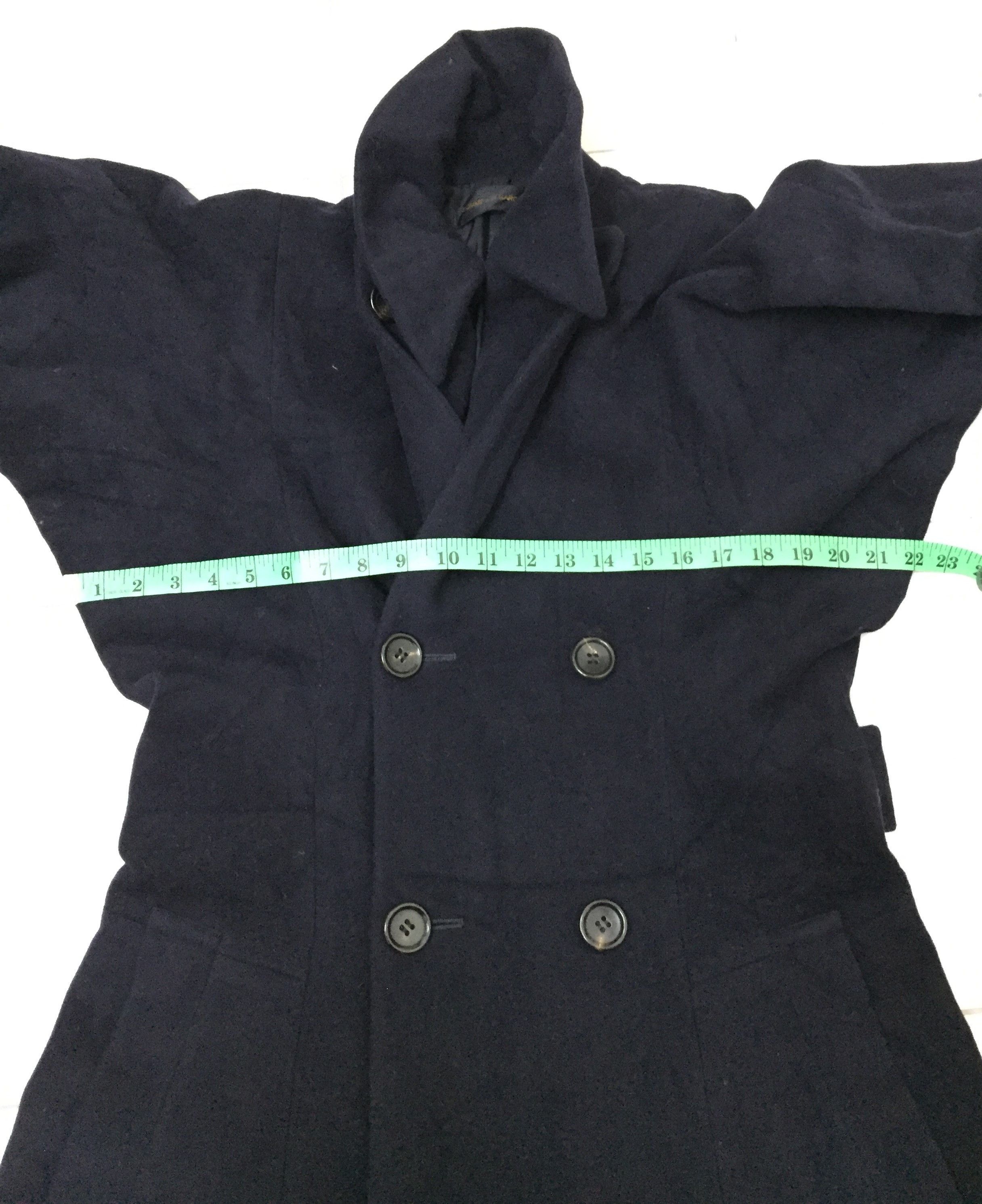 Comme des Garcons AW1993 COMME des GARCONS Rei Kawakubo Heavy Wool trench Size M / US 6-8 / IT 42-44 - 13 Thumbnail