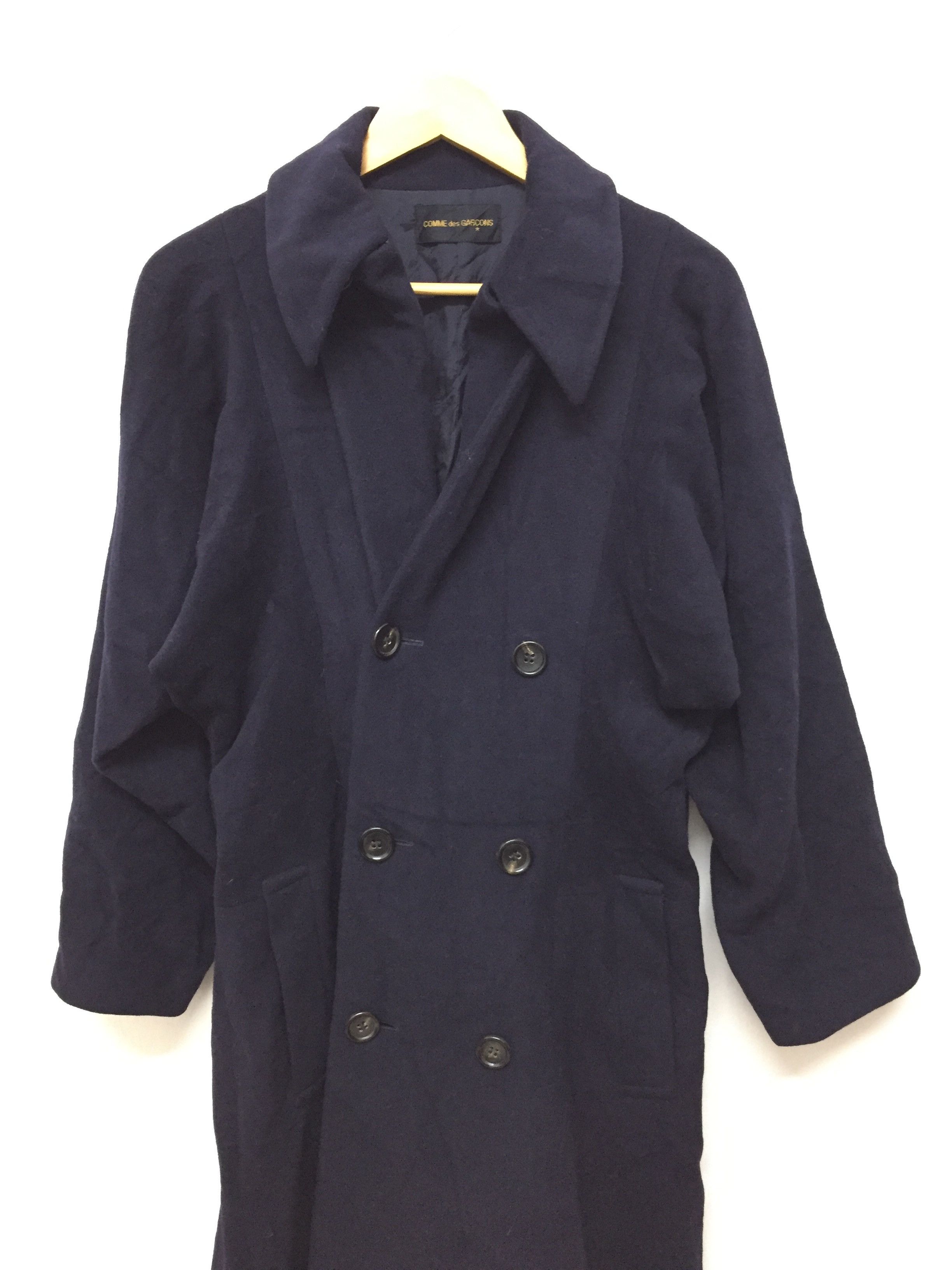 Comme des Garcons AW1993 COMME des GARCONS Rei Kawakubo Heavy Wool trench Size M / US 6-8 / IT 42-44 - 3 Thumbnail