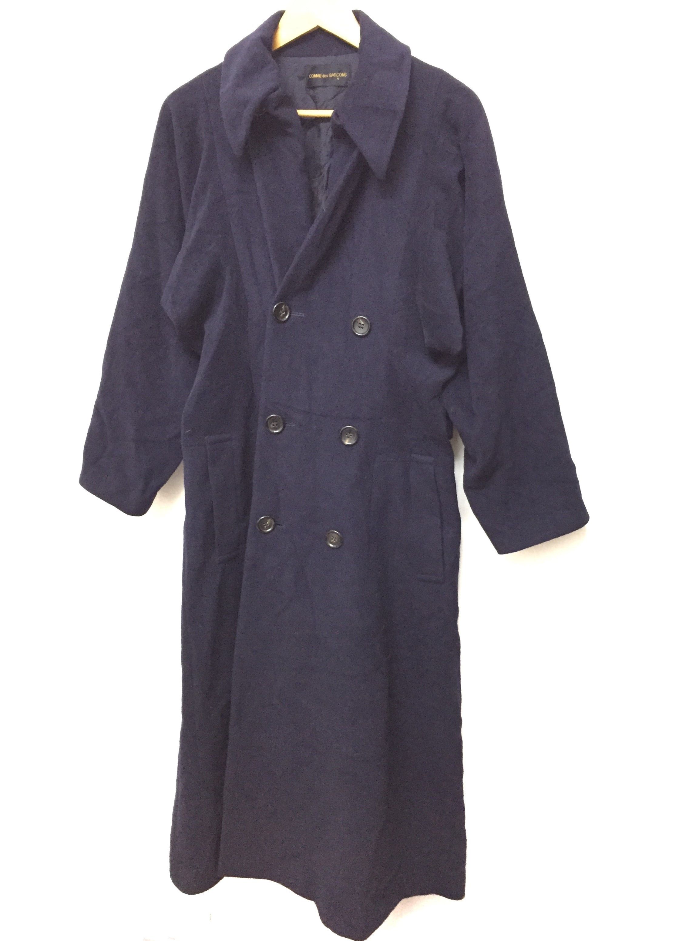 Comme des Garcons AW1993 COMME des GARCONS Rei Kawakubo Heavy Wool trench Size M / US 6-8 / IT 42-44 - 1 Thumbnail