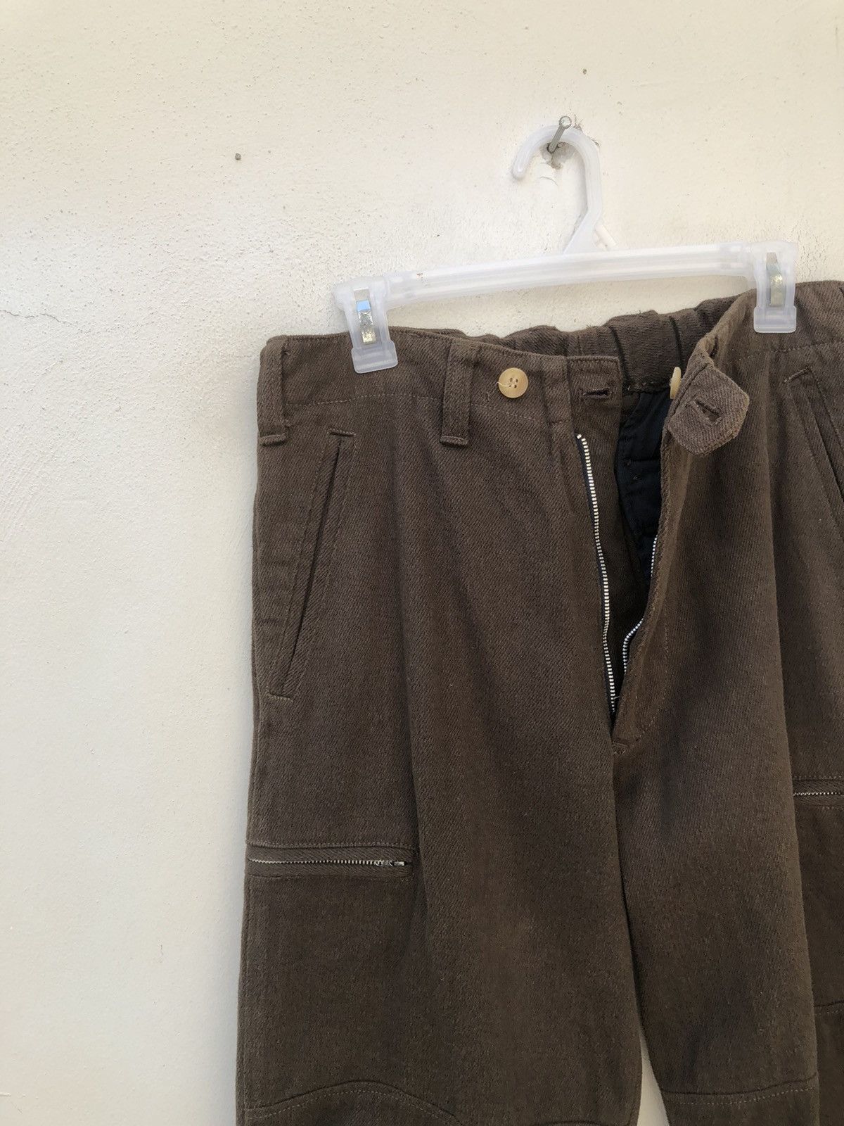 5351 POUR LES HOMMES Vintage Les Vis a Bois Japan Thick Parachute Cargo Trouser Size US 32 / EU 48 - 4 Thumbnail