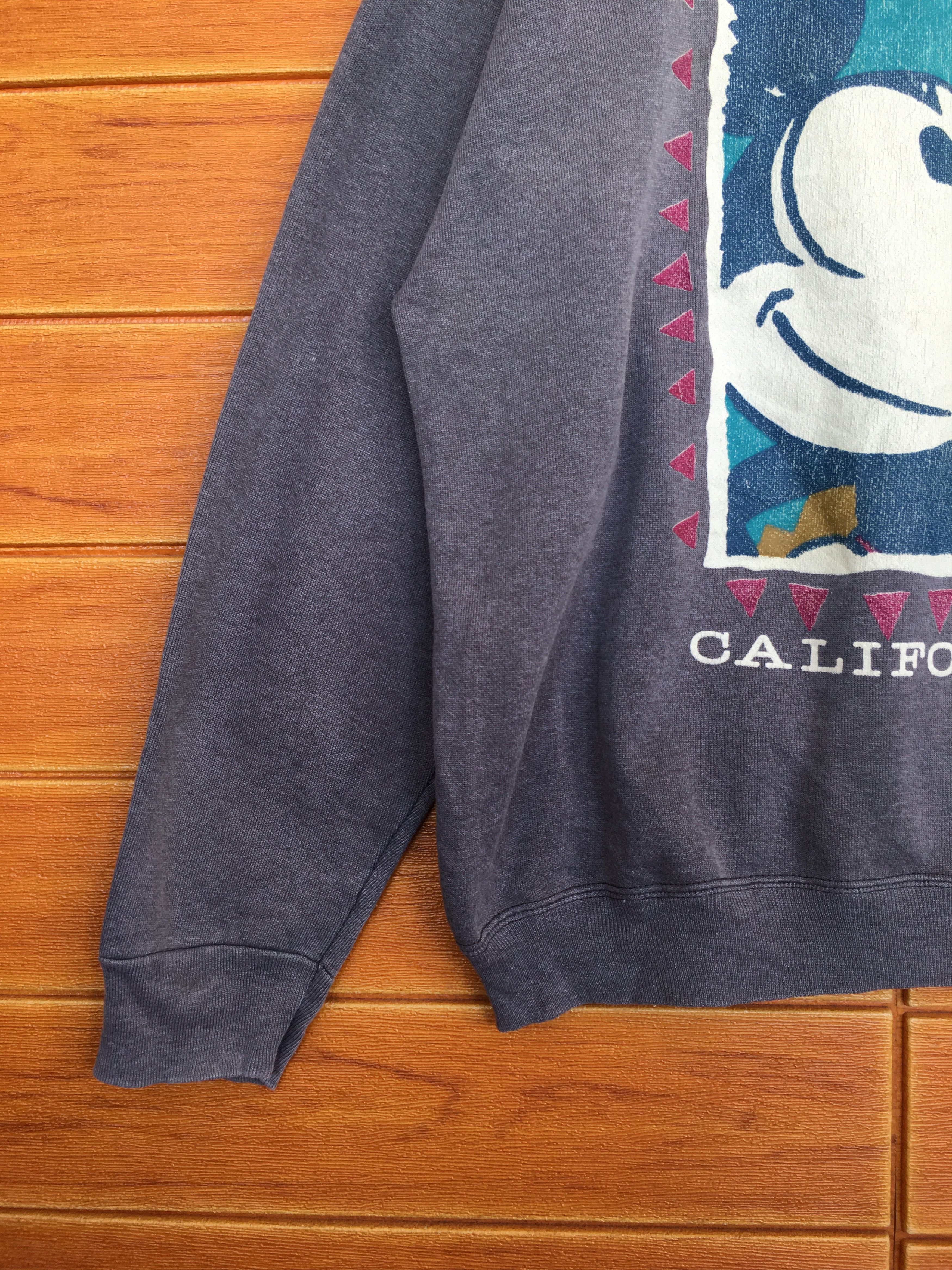 Velva Sheen Vintage 90s Mickey Mouse California Portrait Sweatshirt Size US L / EU 52-54 / 3 - 5 Thumbnail