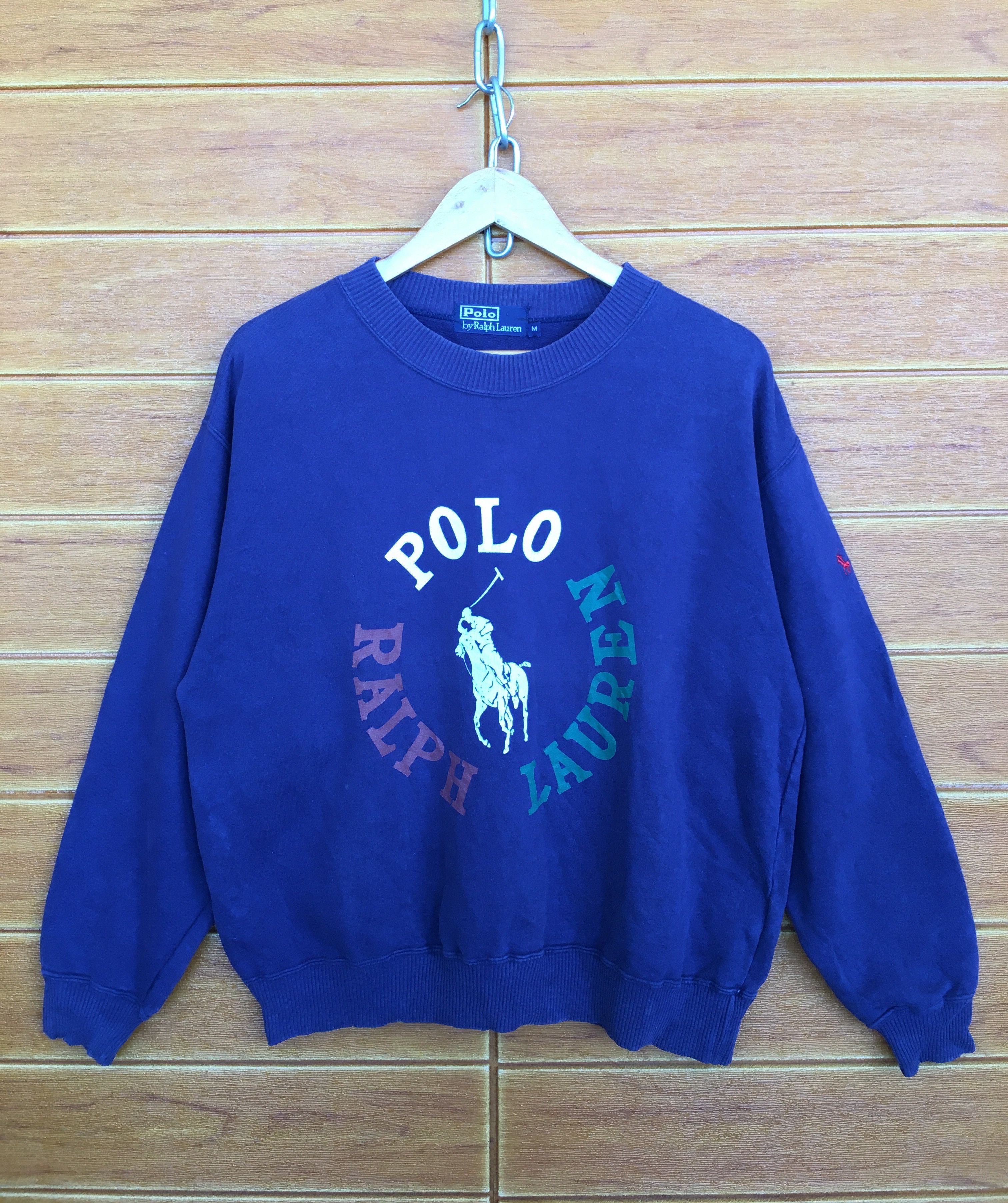 Polo Ralph Lauren Vintage Polo By Ralph Lauren Big Logo Sweatshirt Size US M / EU 48-50 / 2 - 1 Thumbnail