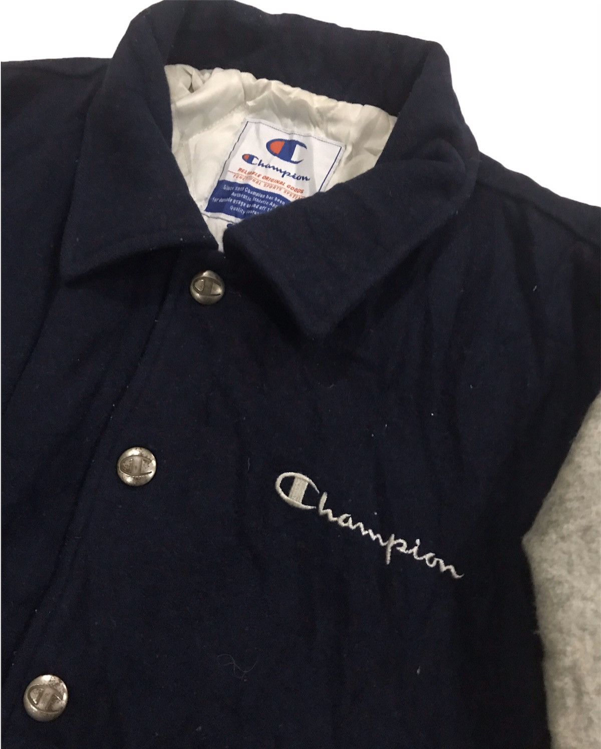 Champion Champion Embroidered Logo Varsity Jacket Size US L / EU 52-54 / 3 - 5 Thumbnail