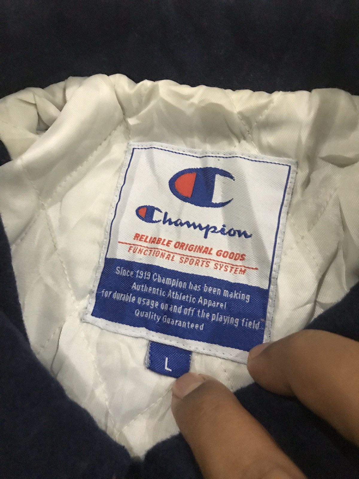 Champion Champion Embroidered Logo Varsity Jacket Size US L / EU 52-54 / 3 - 8 Thumbnail