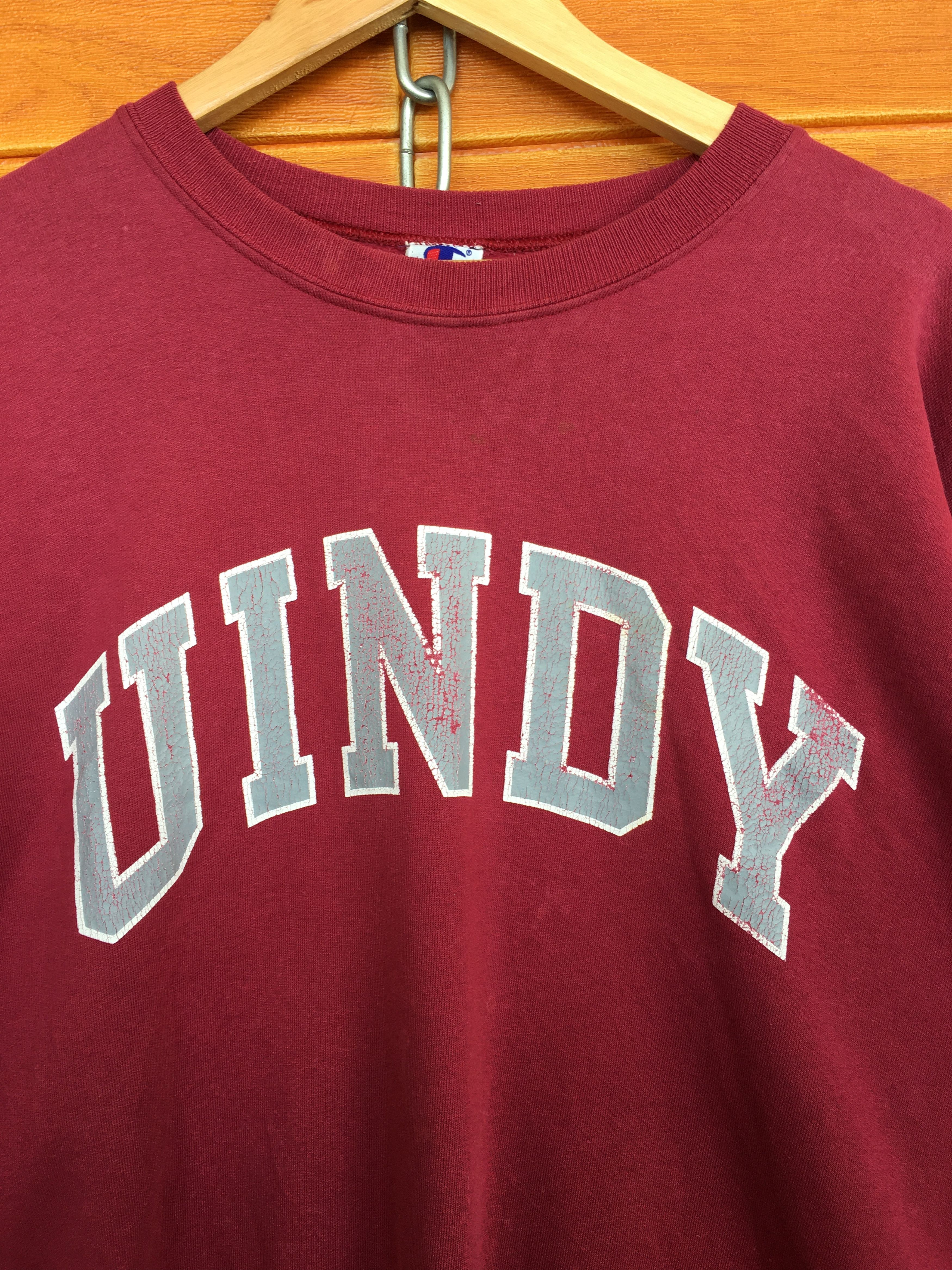 Collegium Vintage 90s Champion Uindy University Sweatshirt Size US L / EU 52-54 / 3 - 2 Thumbnail